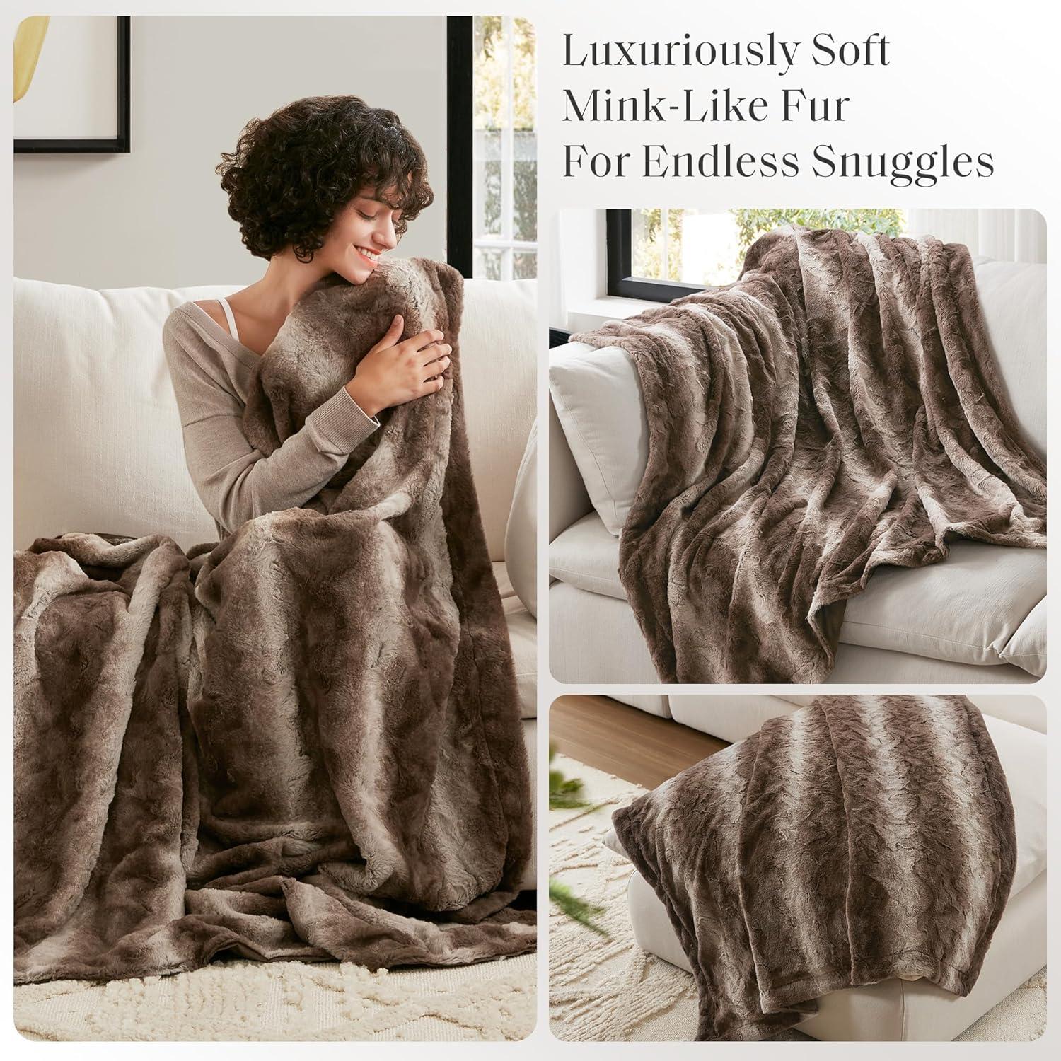 Zuri Oversized Faux Fur Throw