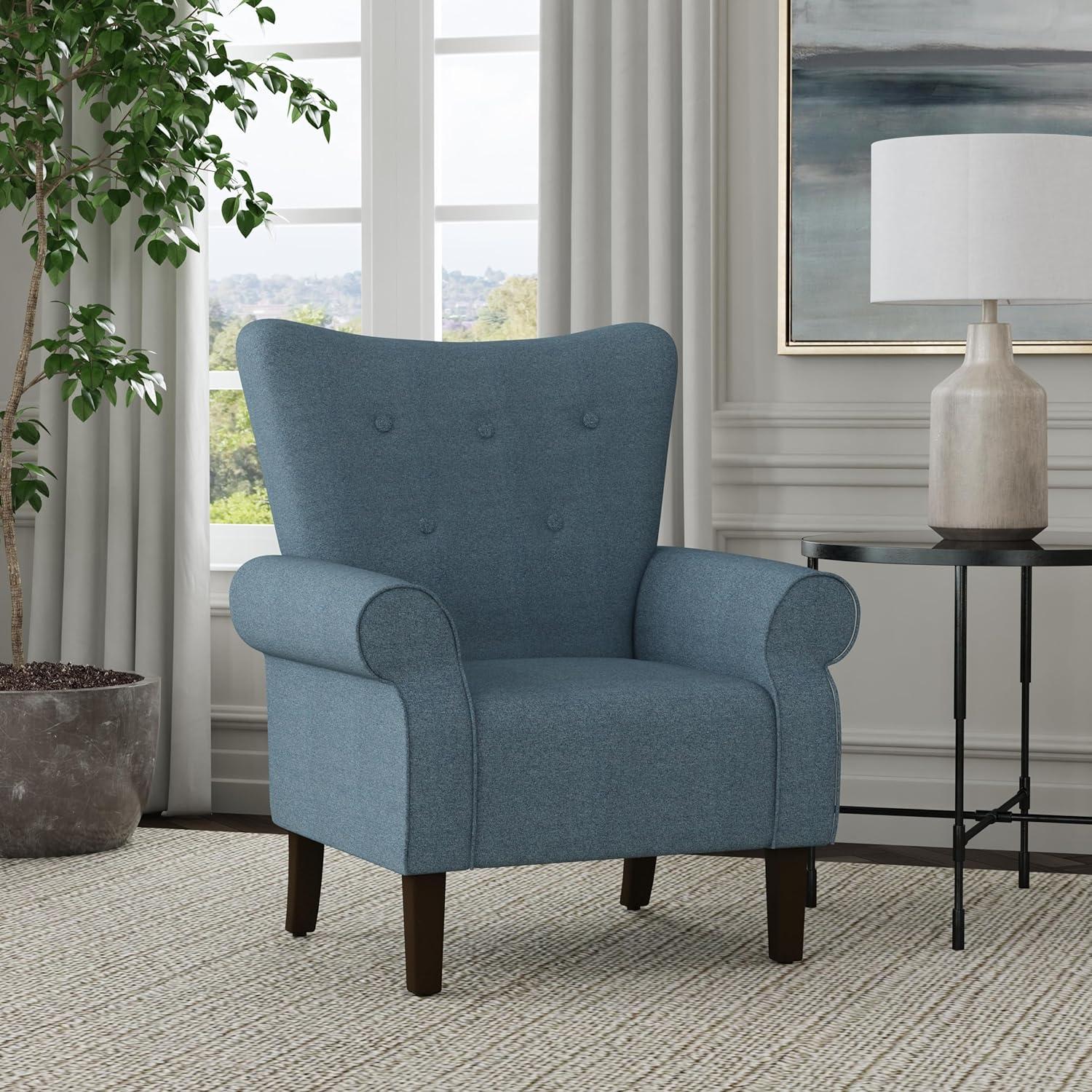 Rolled Arm Accent Chair - HomePop