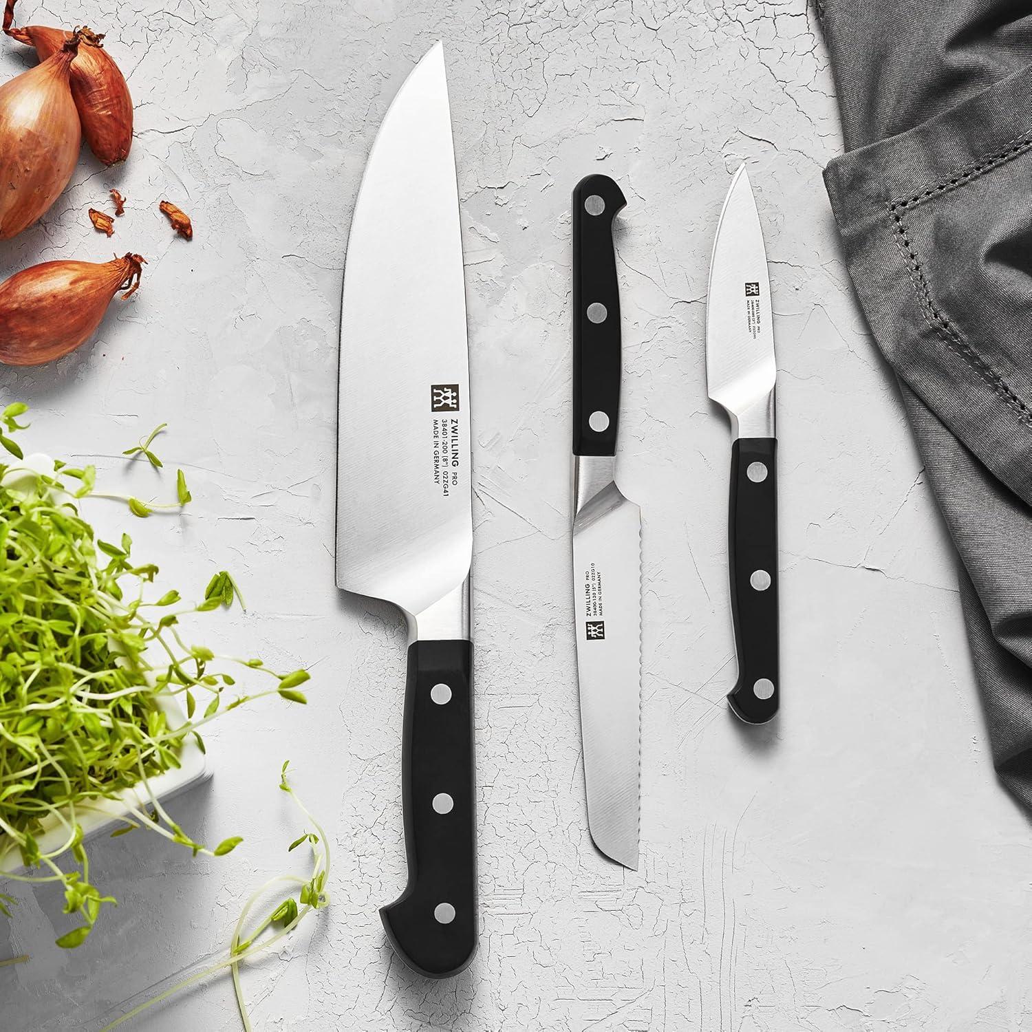ZWILLING Pro 3-Piece Starter Knife Set