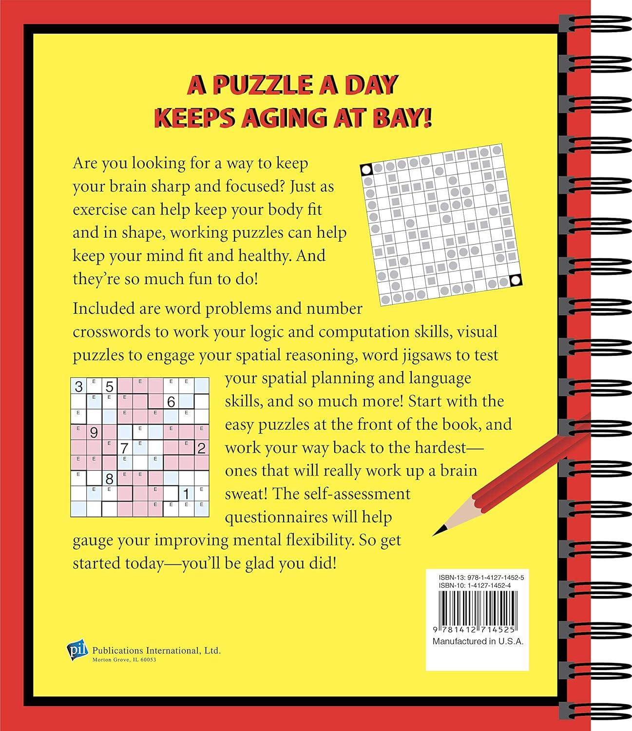 Brain Games - (Brain Games - Lower Your Brain Age in Minutes a Day) by  Publications International Ltd & Brain Games (Spiral Bound)