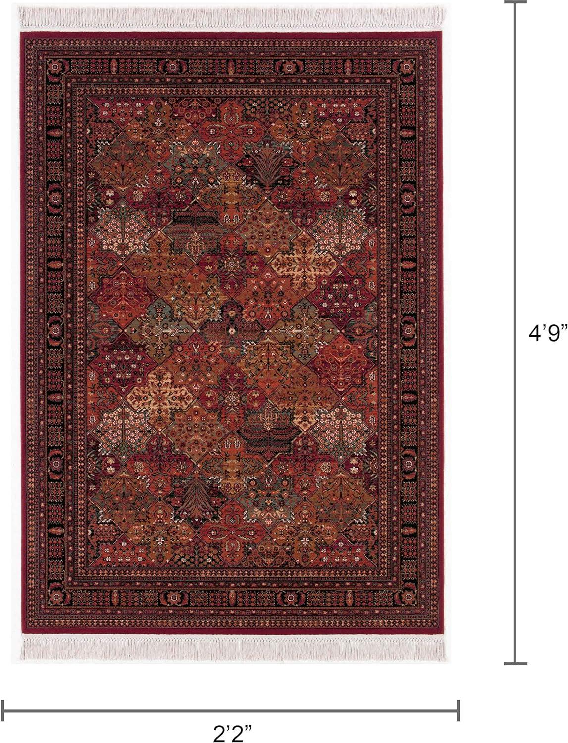 Couristan Kashimar Imperial Baktiari Antique Red Oriental Rug
