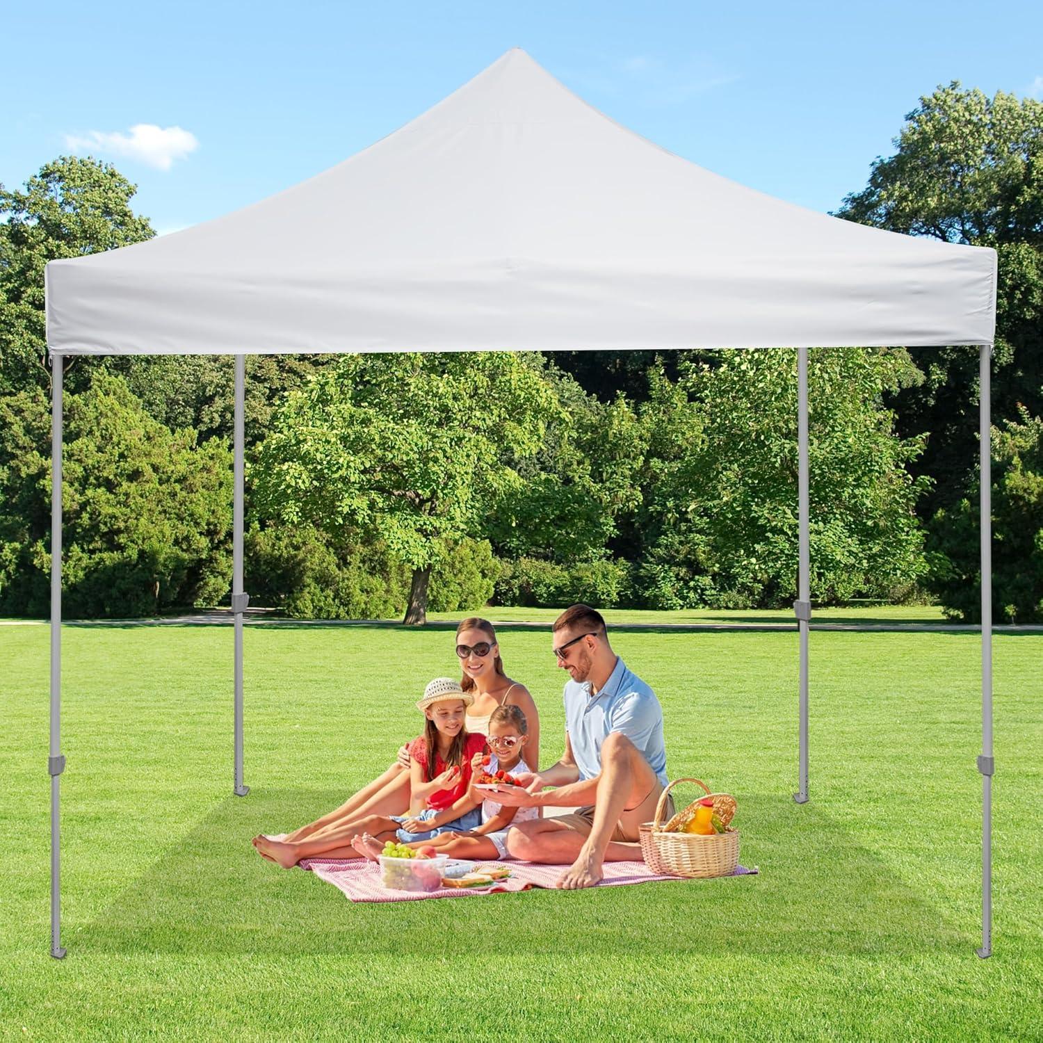 10 x 10 Canopy Replacement Top Large Frame Pop Up Canopy Replacement Top 10 x 10 (White)