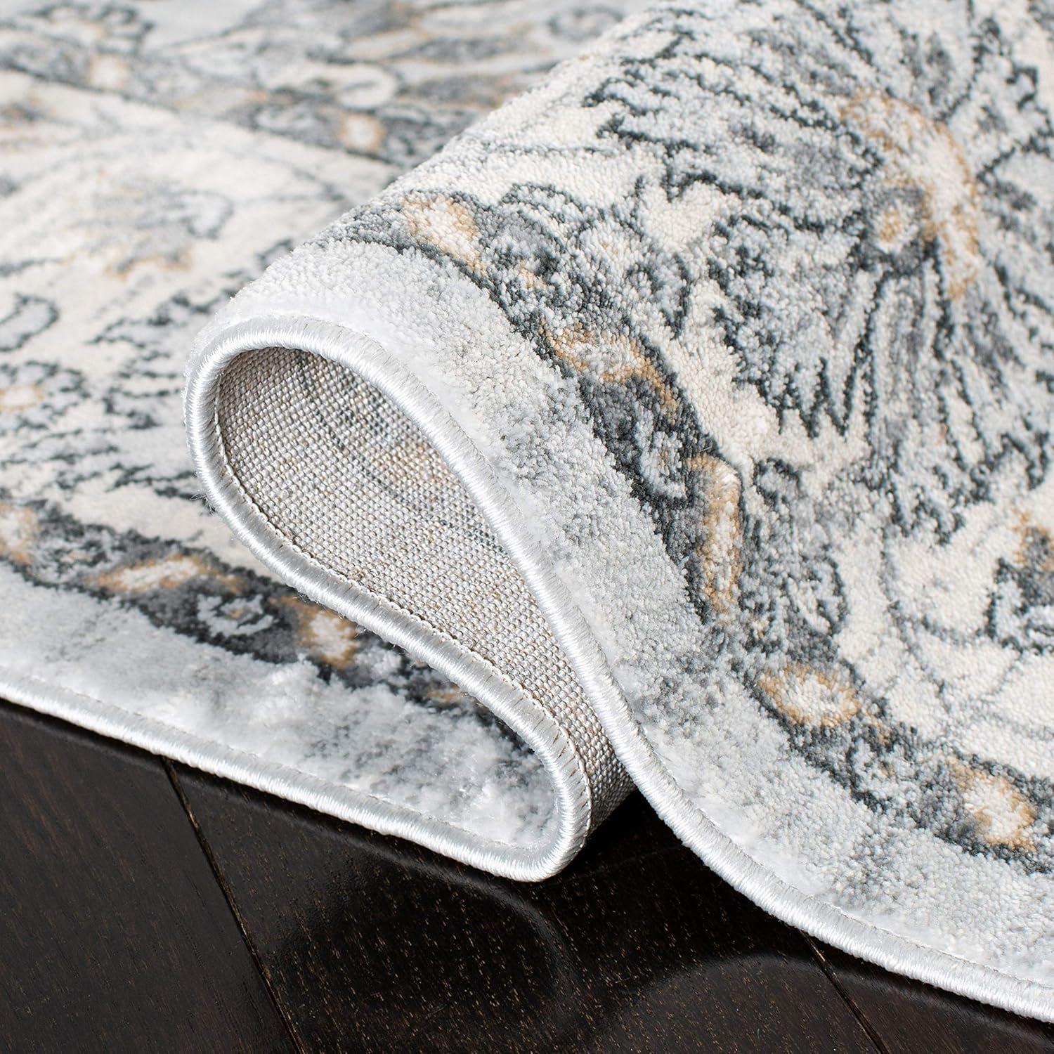 SAFAVIEH Isabella ISA940G Light Grey / Cream Rug