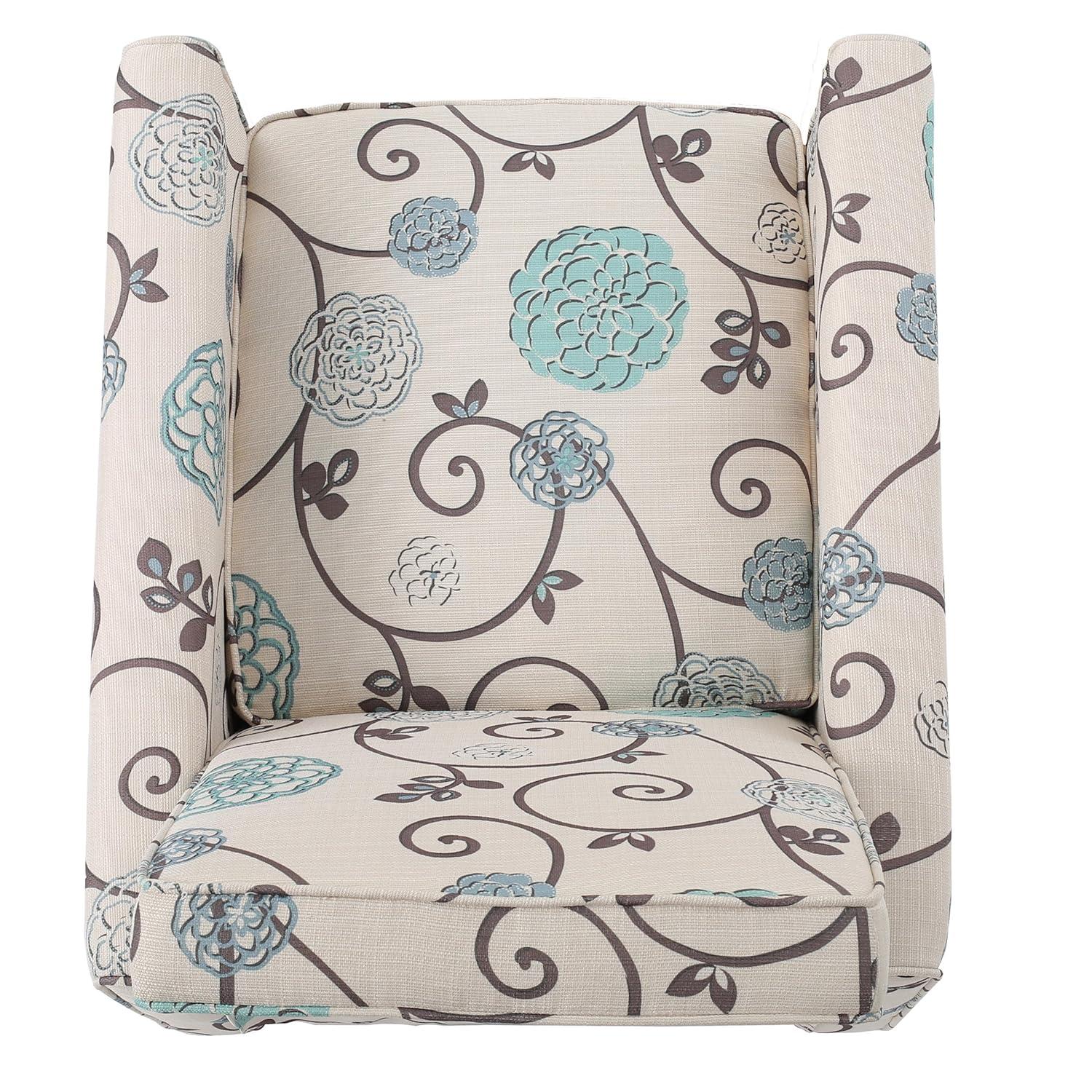 Darvis Fabric Recliner White - Christopher Knight Home: Petite Design, Tapered Legs, Piped Edges