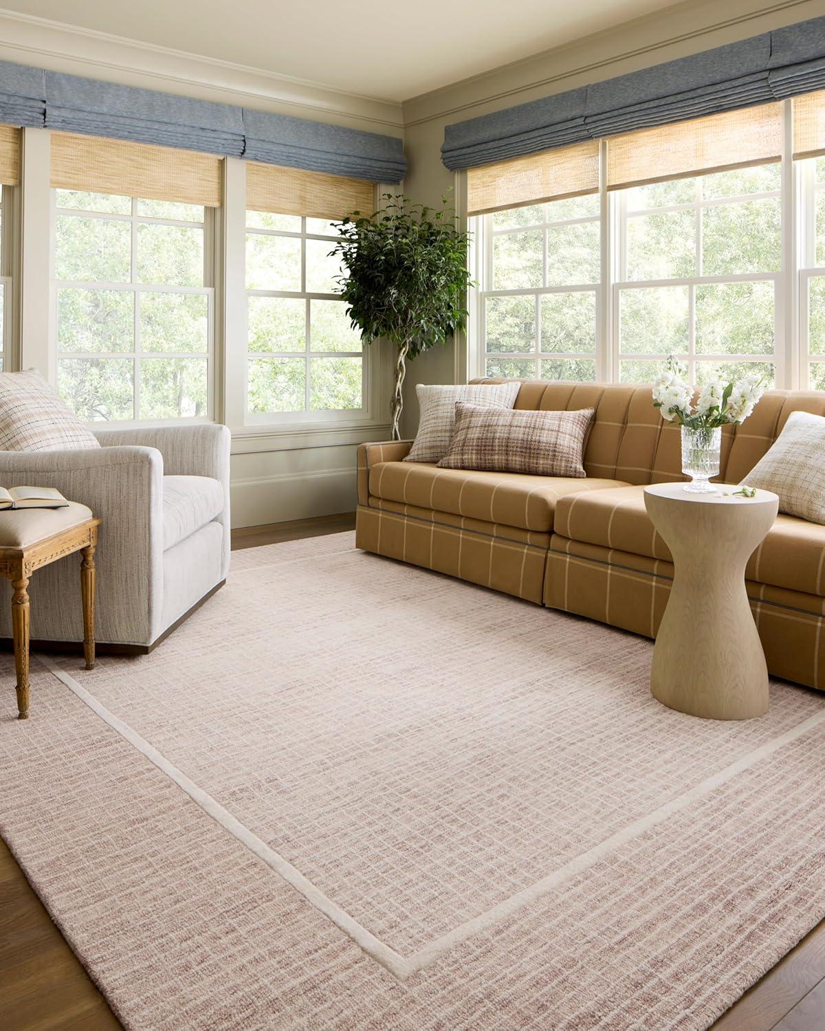 Chris Loves Julia x Loloi Briggs Blush / Ivory Area Rug