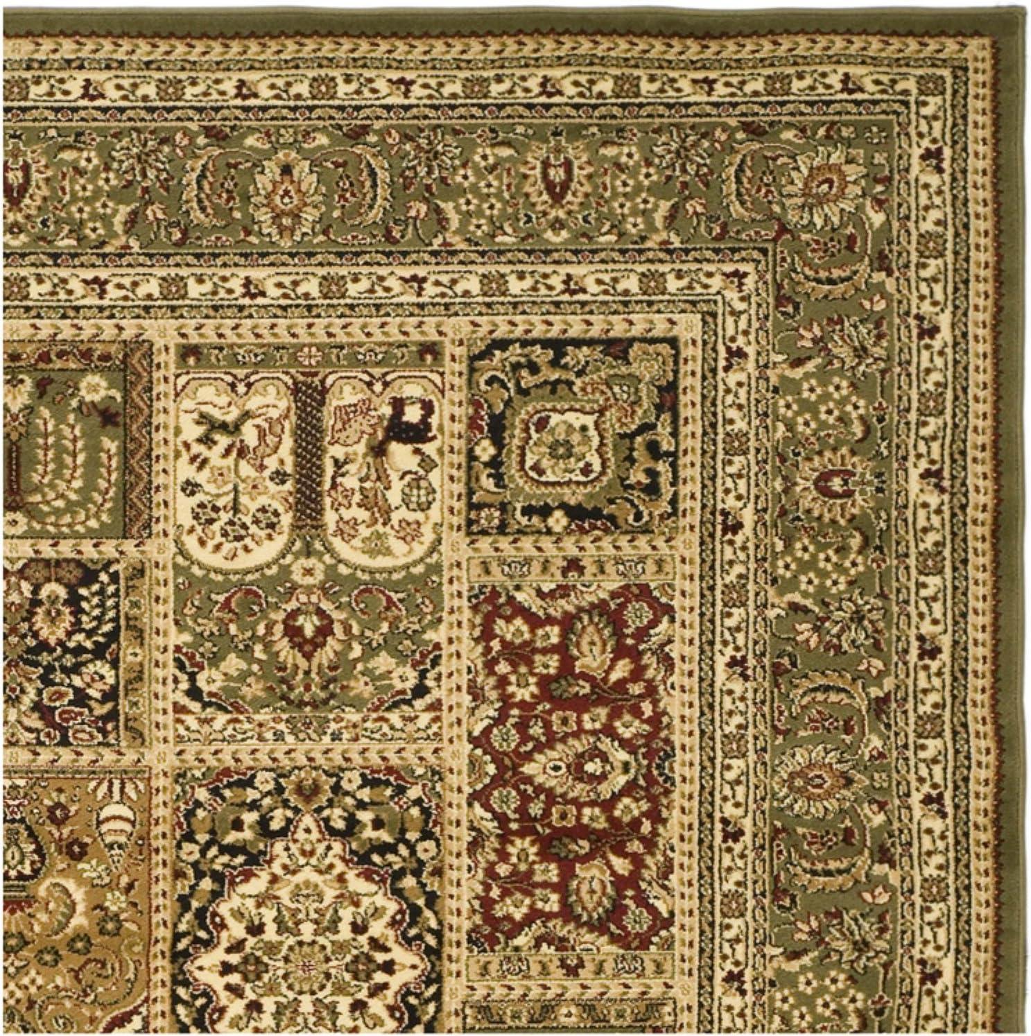 Lyndhurst LNH217 Power Loomed Area Rug - Multi/Green - 5'3"x7'6" - Safavieh.