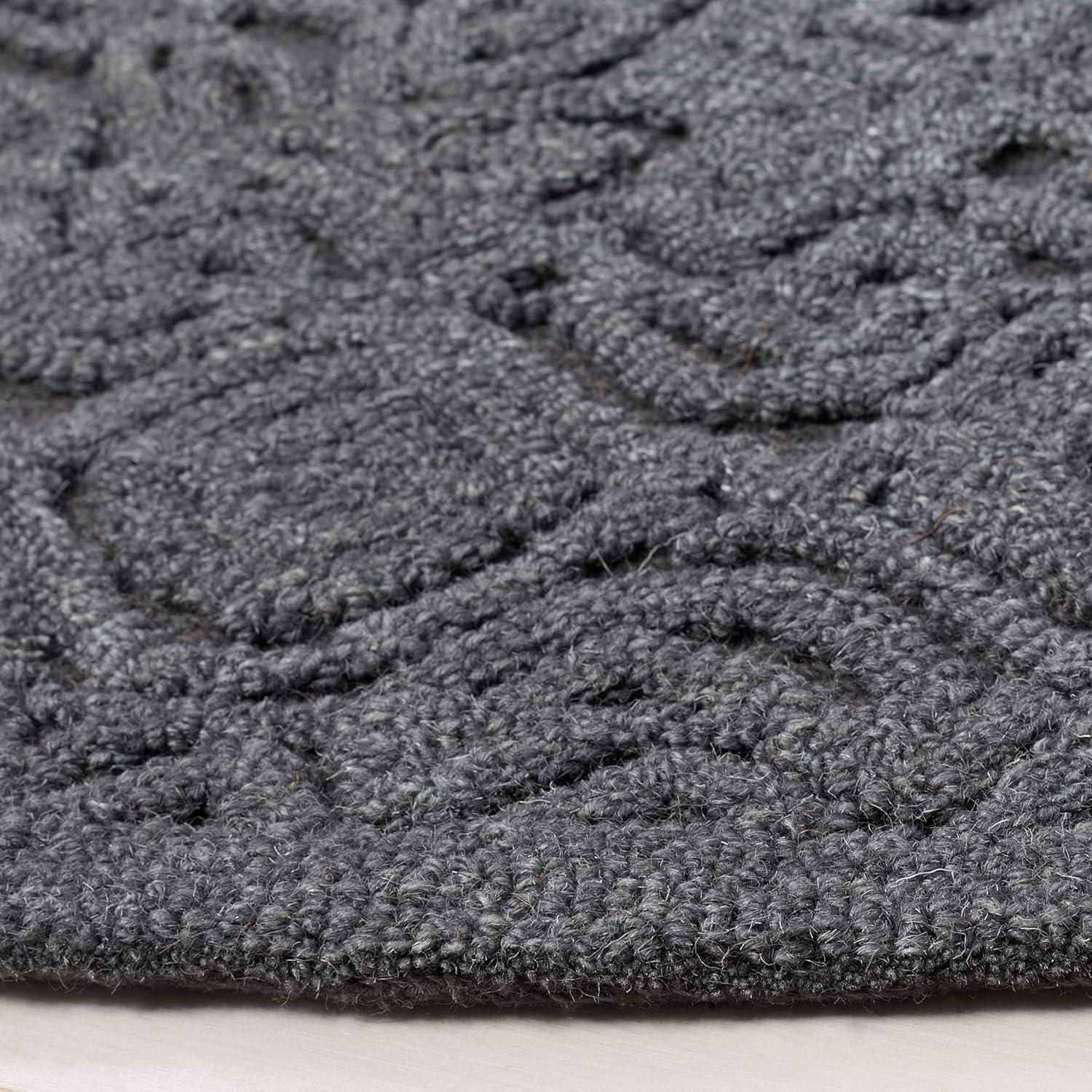 Textural TXT101 Hand Tufted Area Rug - Charcoal - 5'x8' - Safavieh.