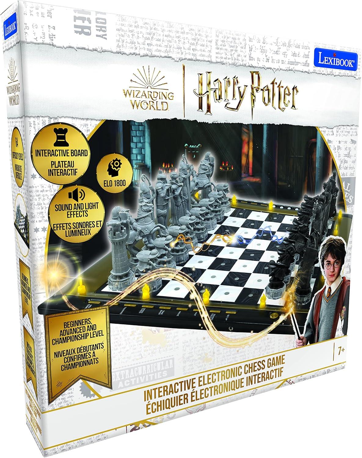 Lexibook Harry Potter Electronic Chess Game with Tactile Keyboard, Plastic - Black