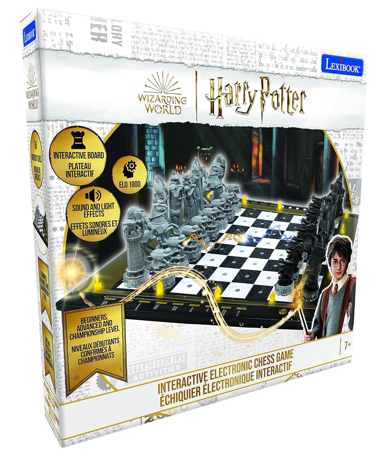 Lexibook Harry Potter Electronic Chess Game with Tactile Keyboard, Plastic - Black