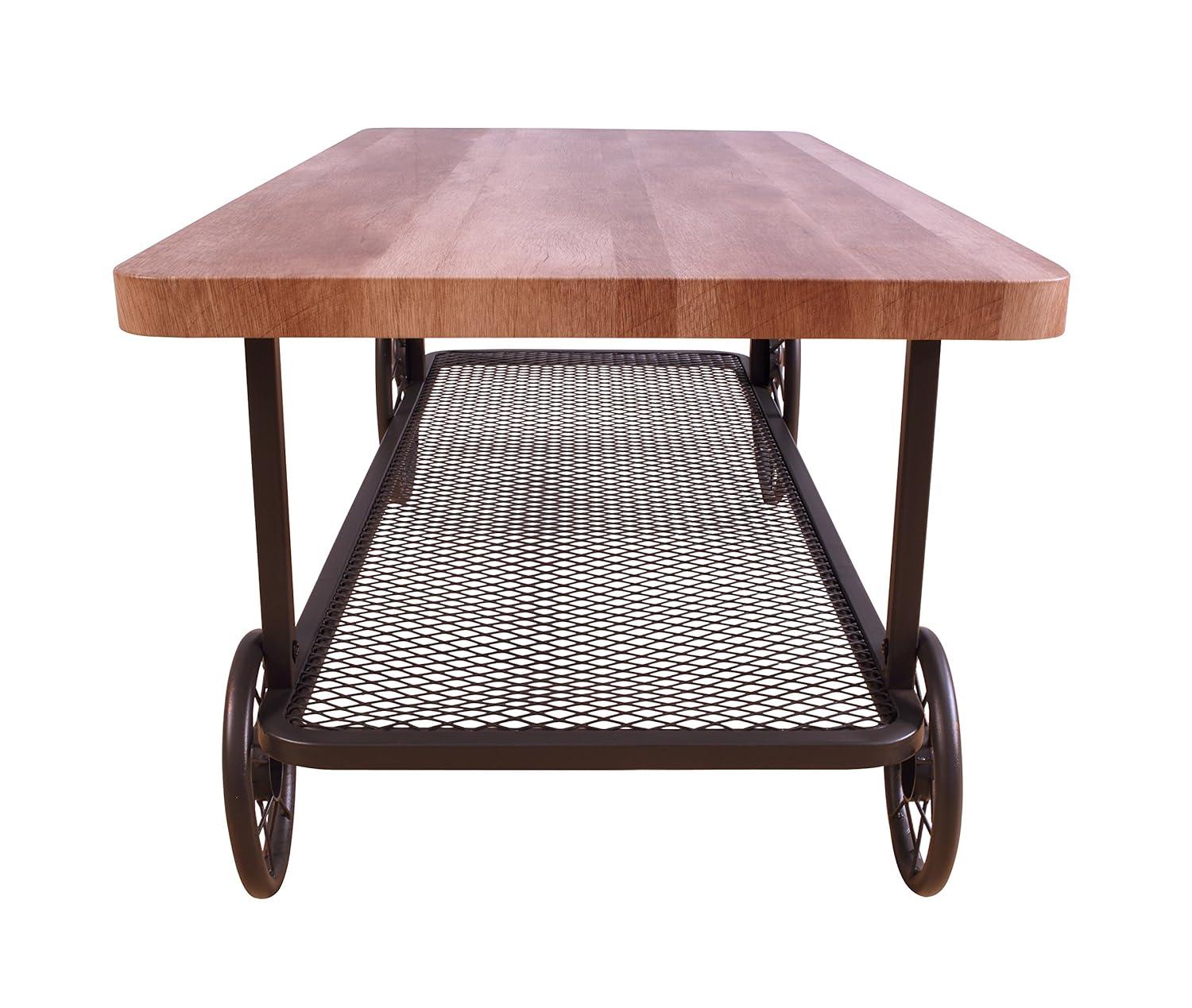 Acme Furniture Francie Coffee Table Oak/Antique Gray