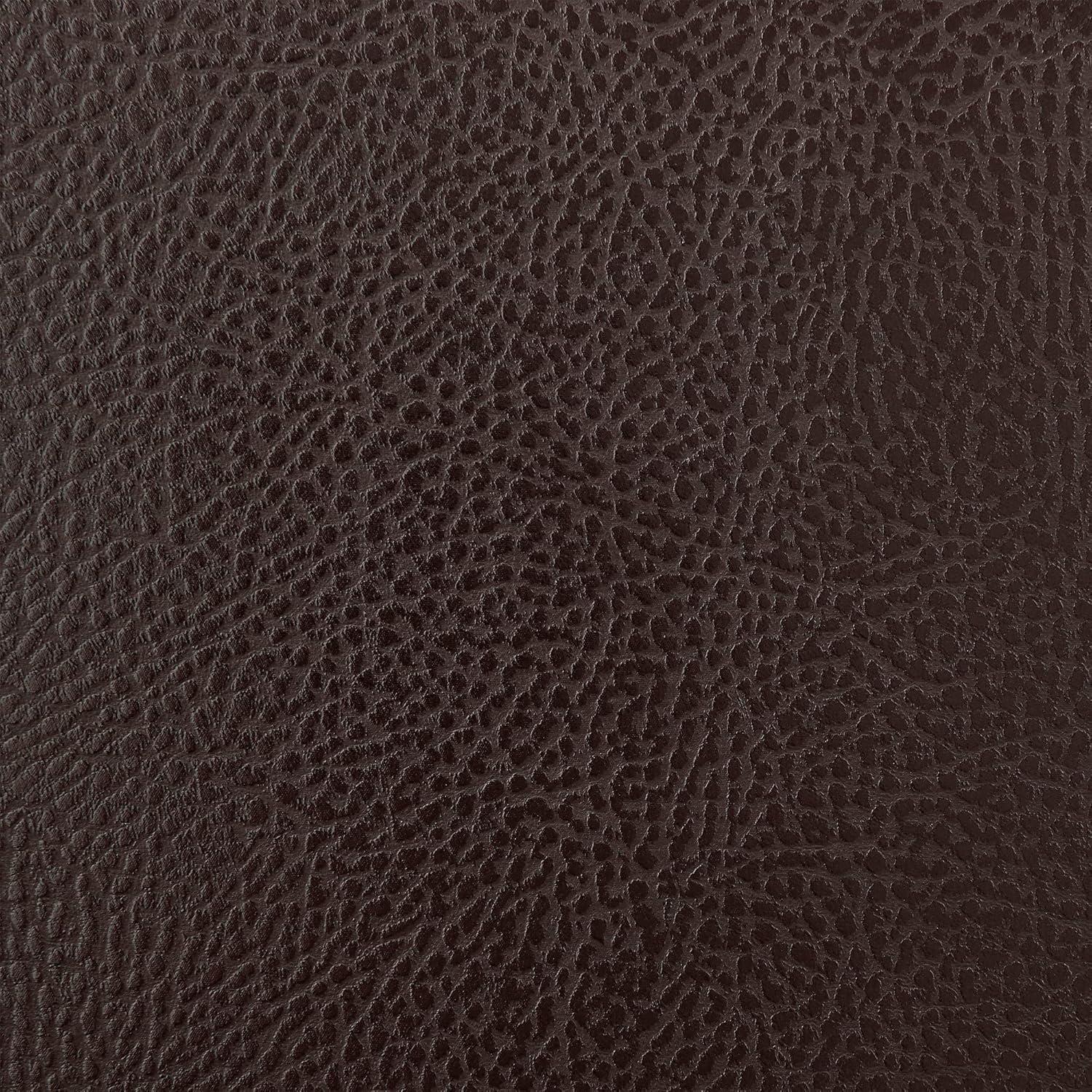 Armen Living Justin Modern Taburete de Bar de Piel Sintética de 30" en Marrón