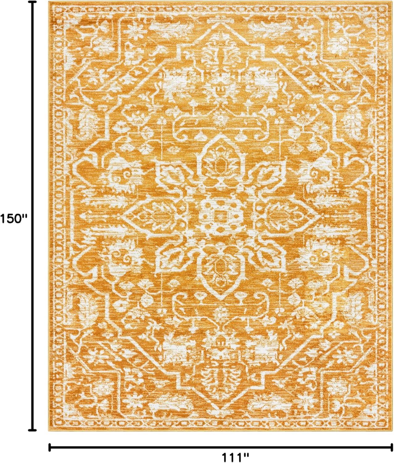 Dazzle Disa Vintage Distressed Oriental Medallion Grey 2 ft. 7 in. x 9 ft. 10 in. Runner Area Rug