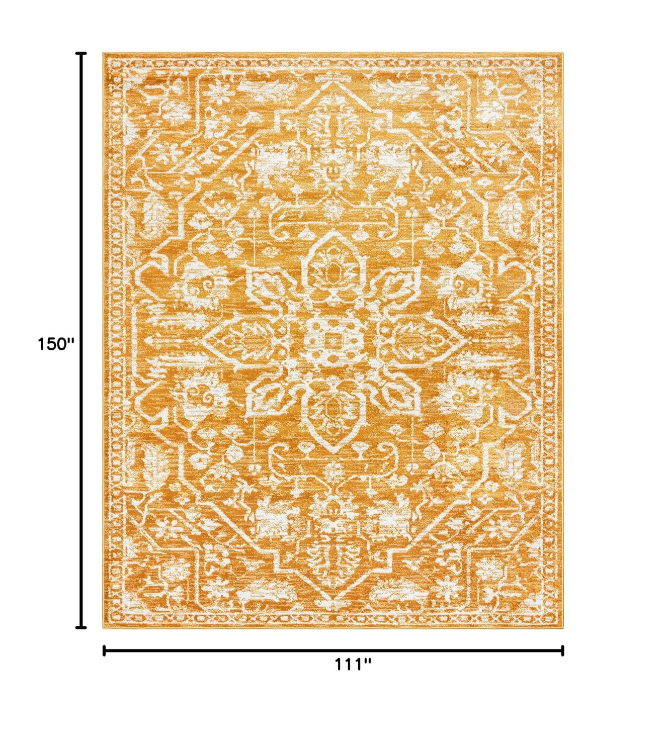 Dazzle Disa Vintage Distressed Oriental Medallion Grey 2 ft. 7 in. x 9 ft. 10 in. Runner Area Rug