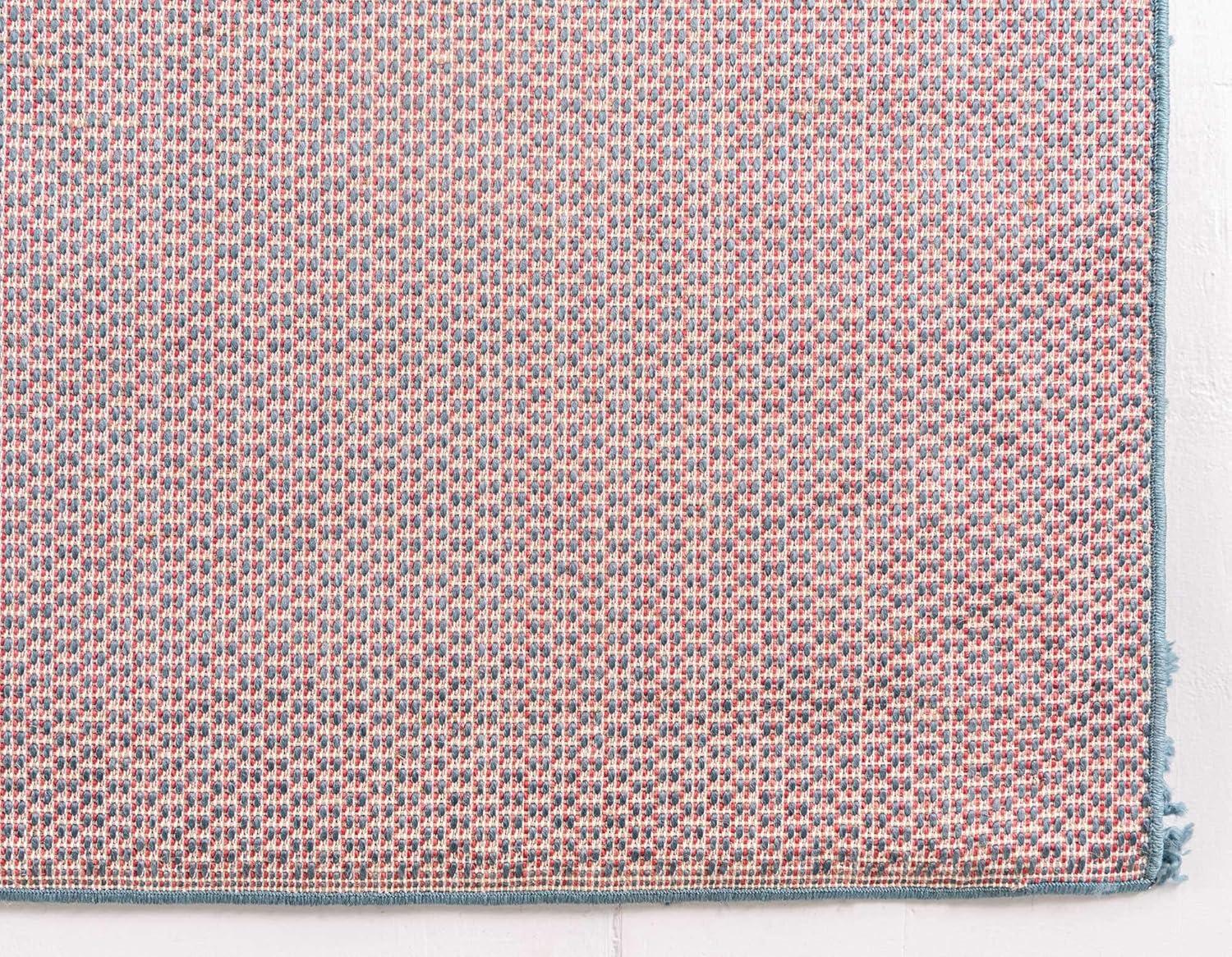 Unique Loom 3' 3 x 5' 3 Davos Shag Marine Blue Area Rug