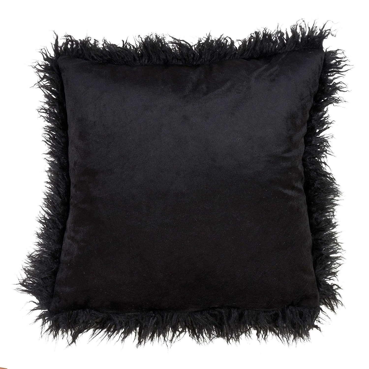 Faux Mongolian Collection Throw Pillow
