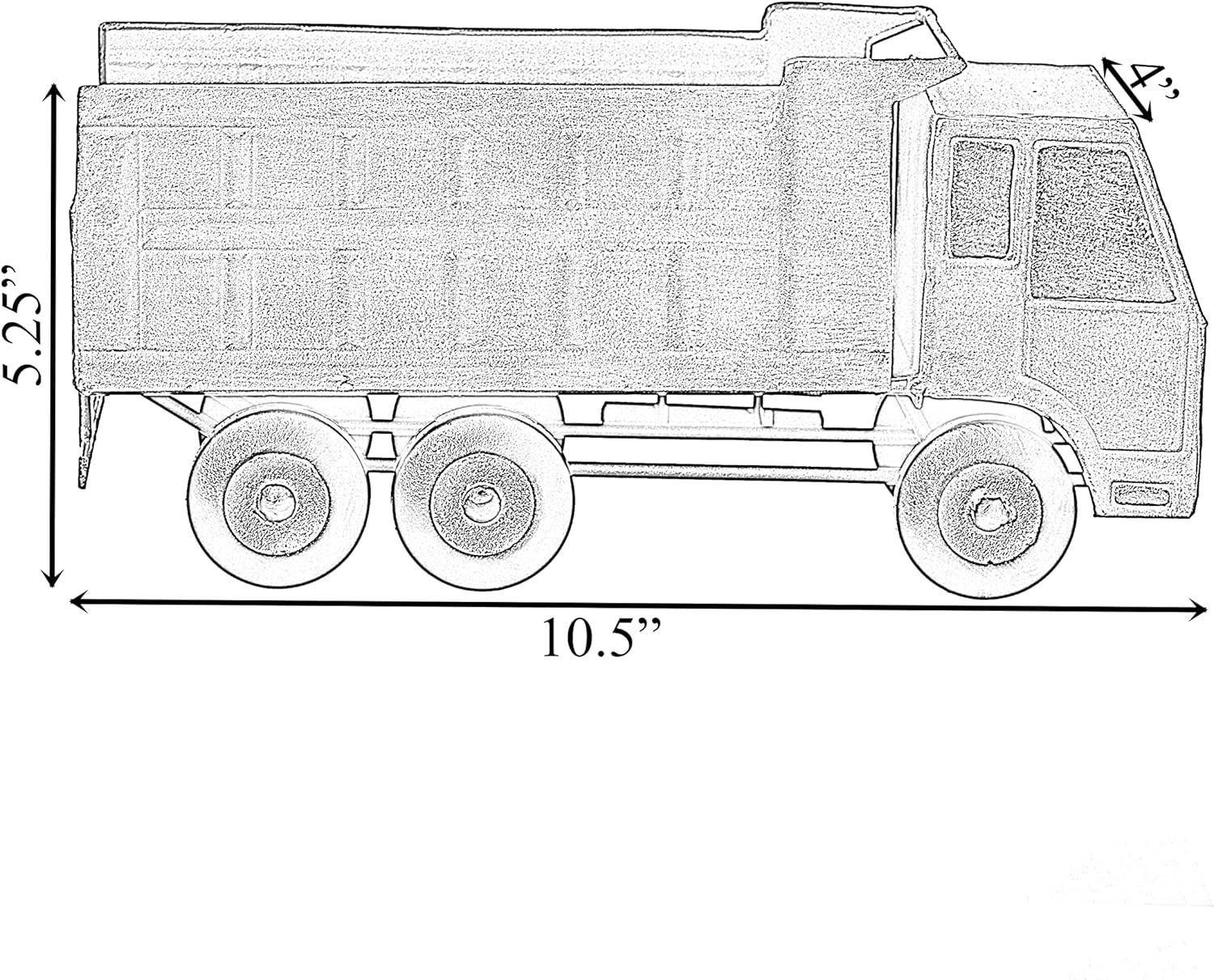 Vintiquewise Decorative Rustic Metal Yellow Single Bottle Truck Wine Holder for Tabletop or Countertop