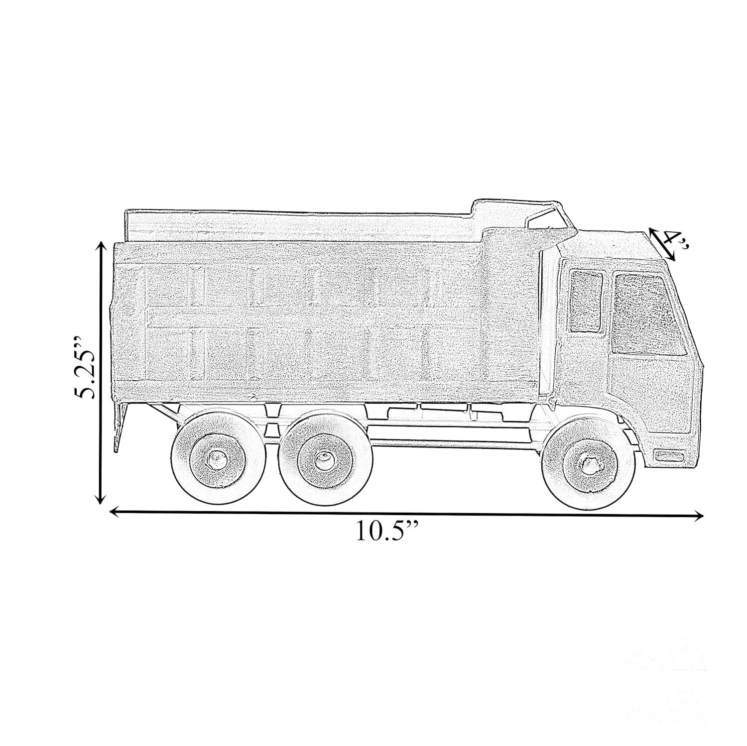 Vintiquewise Decorative Rustic Metal Yellow Single Bottle Truck Wine Holder for Tabletop or Countertop