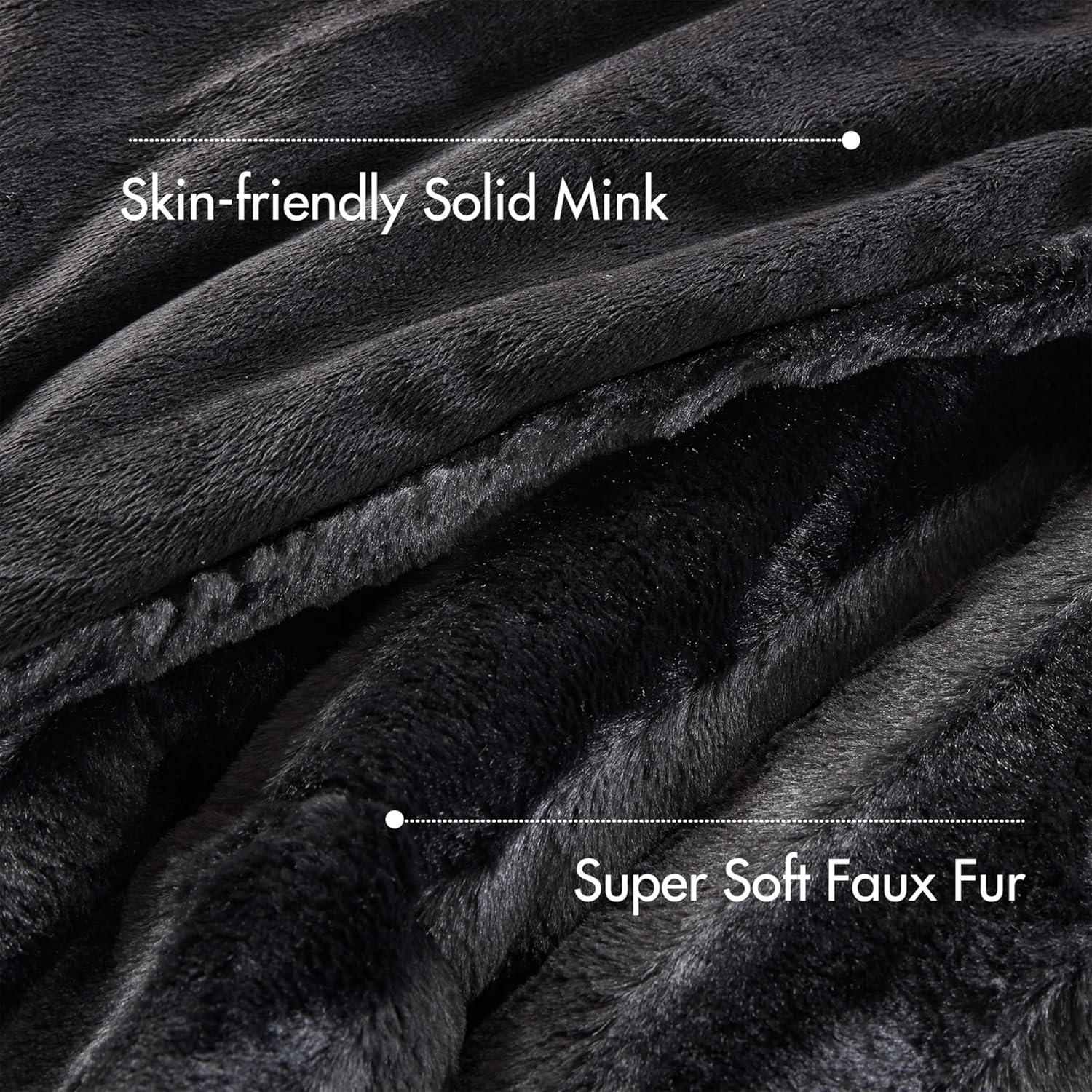 Madison Park Faux Fur 3 Piece Comforter Set