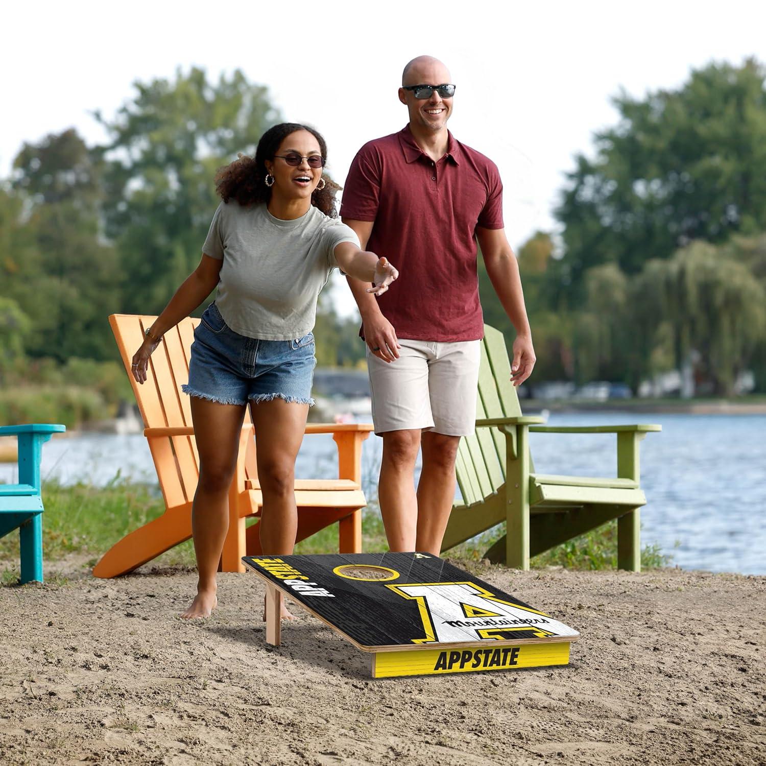YouTheFan YouTheFan NCAA Professional Wood 2'x3' Cornhole Board w/ Logo Bags
