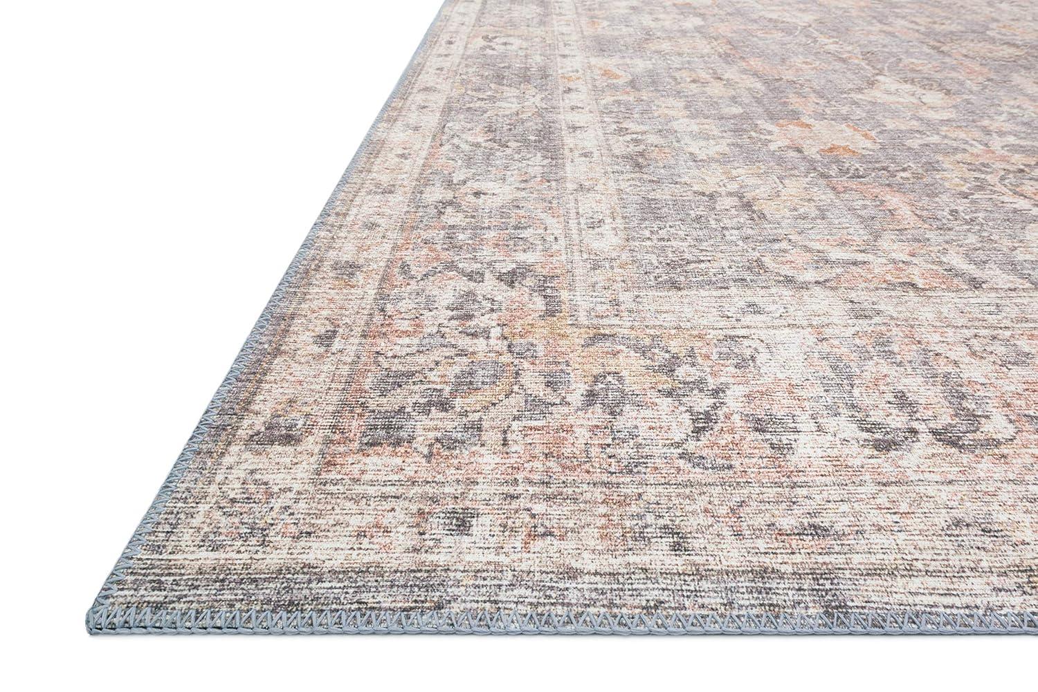 Roze Rug - Grey and Apricot / 3'6" x 5'6"