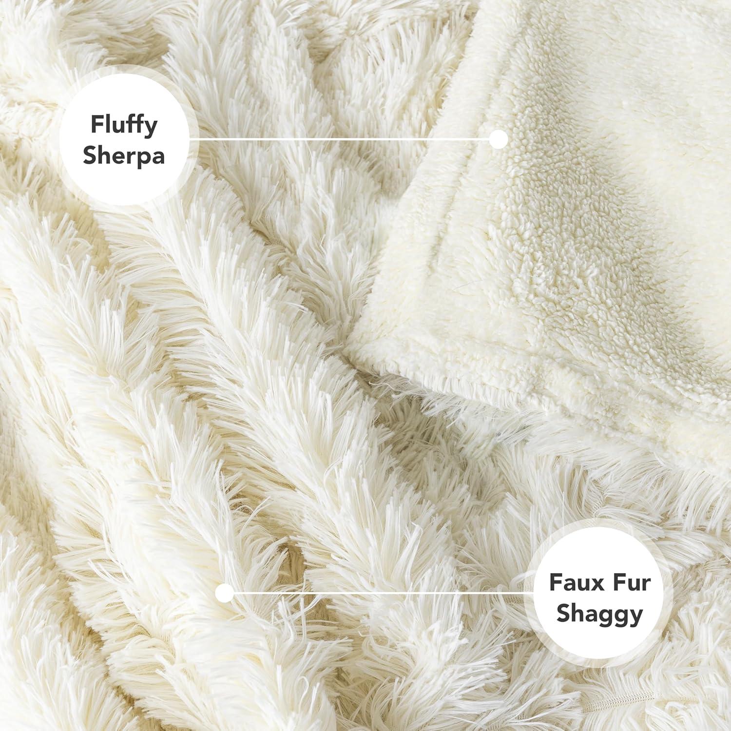 PetAmi Faux Fur Sherpa Pet Blanket