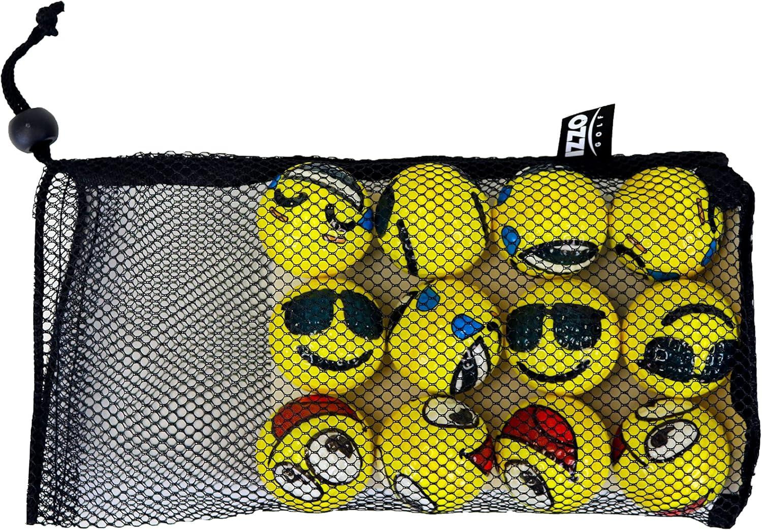 Izzo Golf Emoji Practice Balls 12 Pack