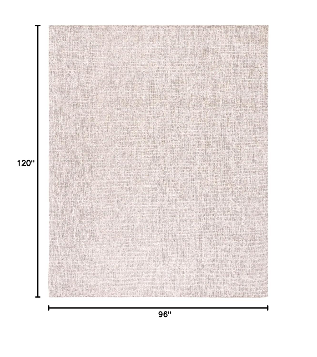 Handmade Abstract Gray Wool 8' x 10' Tufted Area Rug