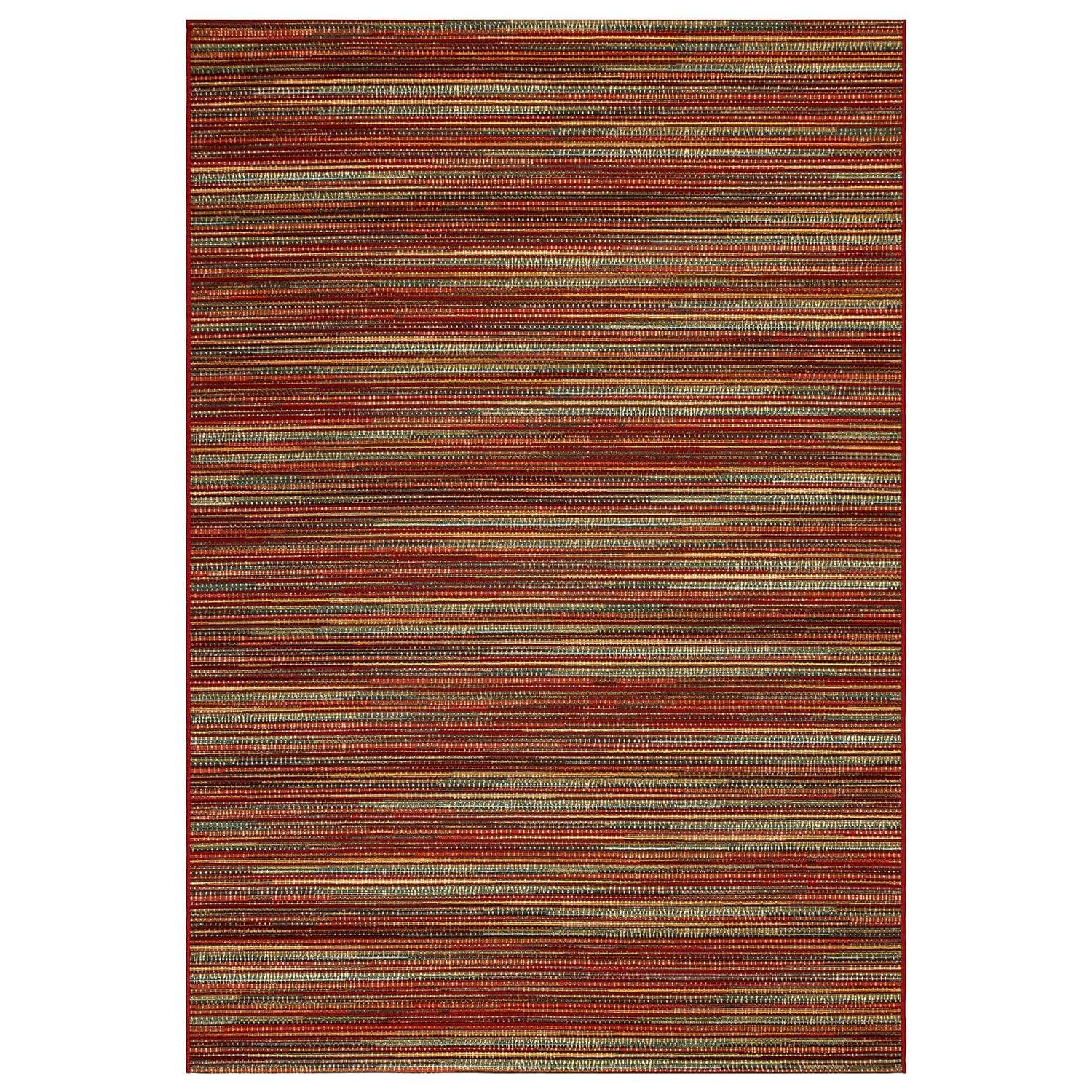 Liora Manne Marina Stripes Indoor/Outdoor Rug Saffron 3'3" x 4'11"
