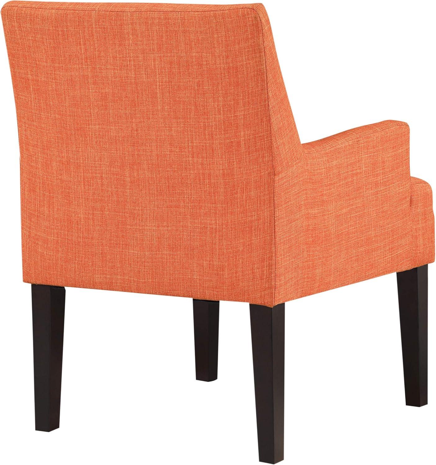 Main Street Guest Chair Tangerine - OSP Home Furnishings: Polyester Upholstery, Wood Frame, Modern Style