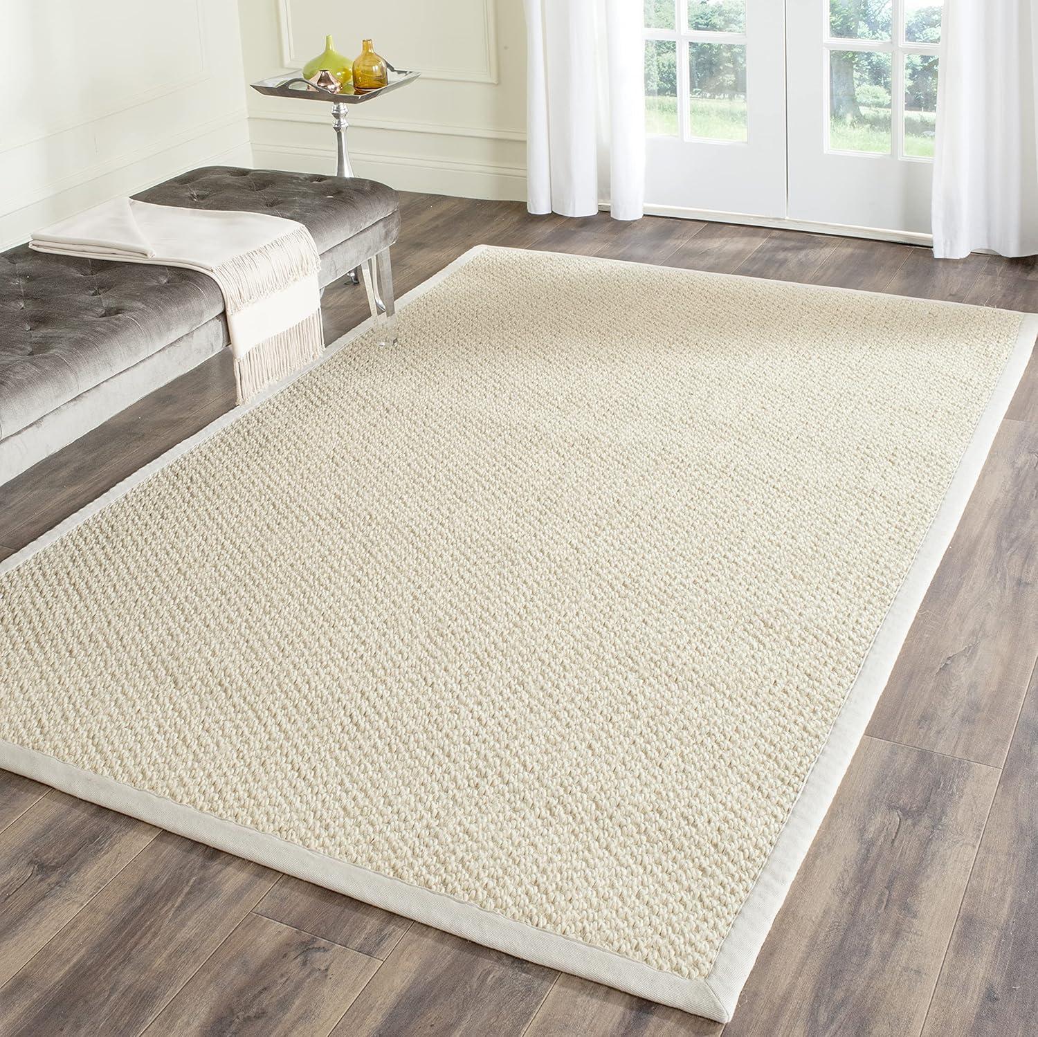 Natural Fiber NF525 Power Loomed Indoor Area Rug - Creme - 4'x6' - Safavieh.