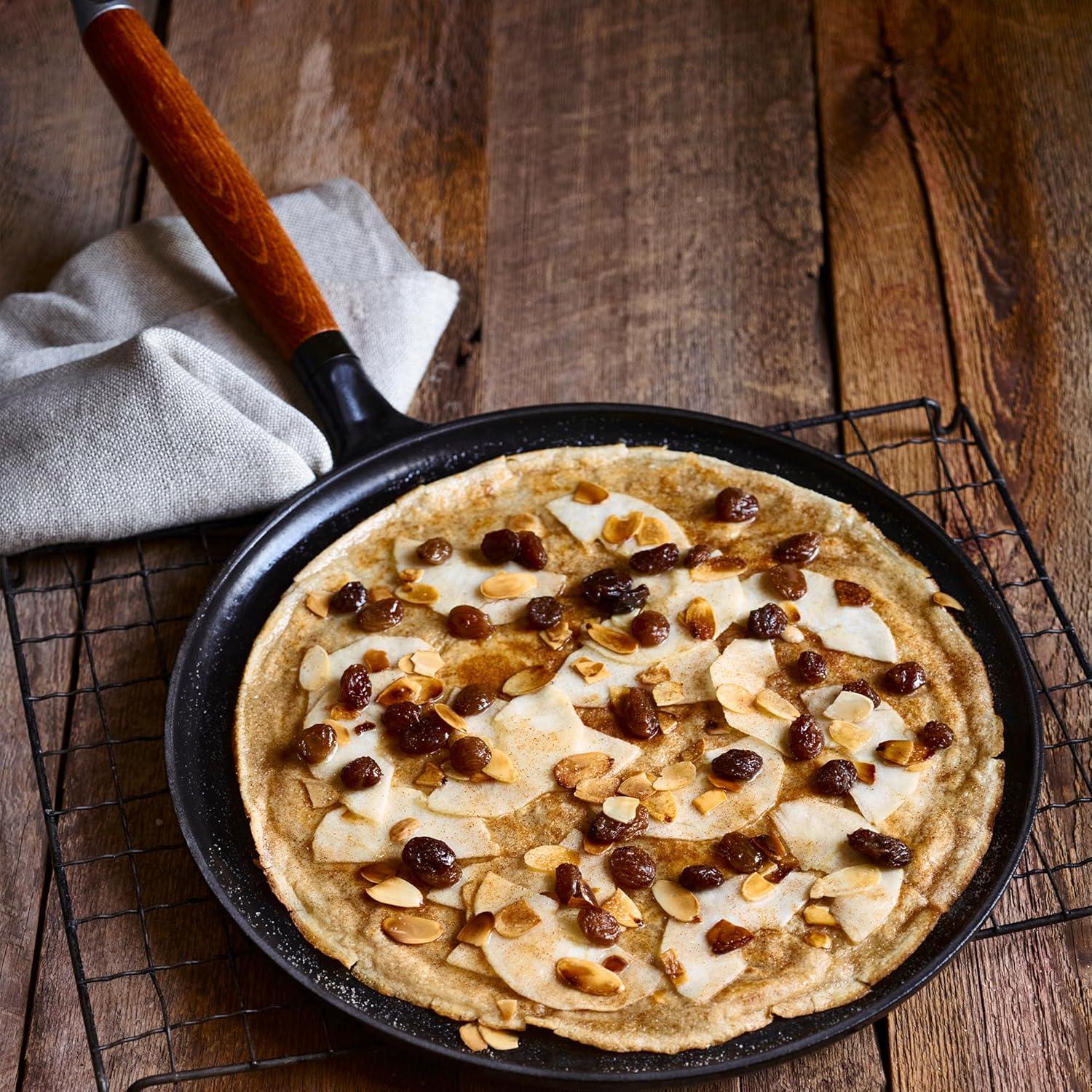 Staub ® Matte Black Cast Iron 11" Crepe Pan with Spreader and Spatula