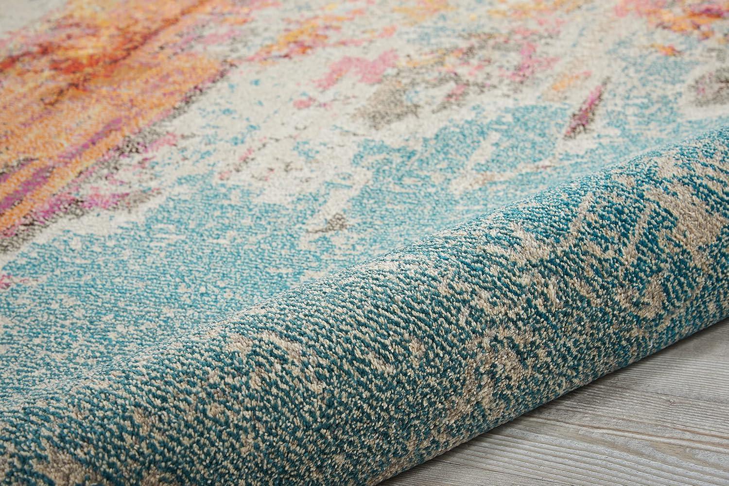 Nourison Celestial CES02 Sealife Indoor Area Rug 3'11" x 5'11"