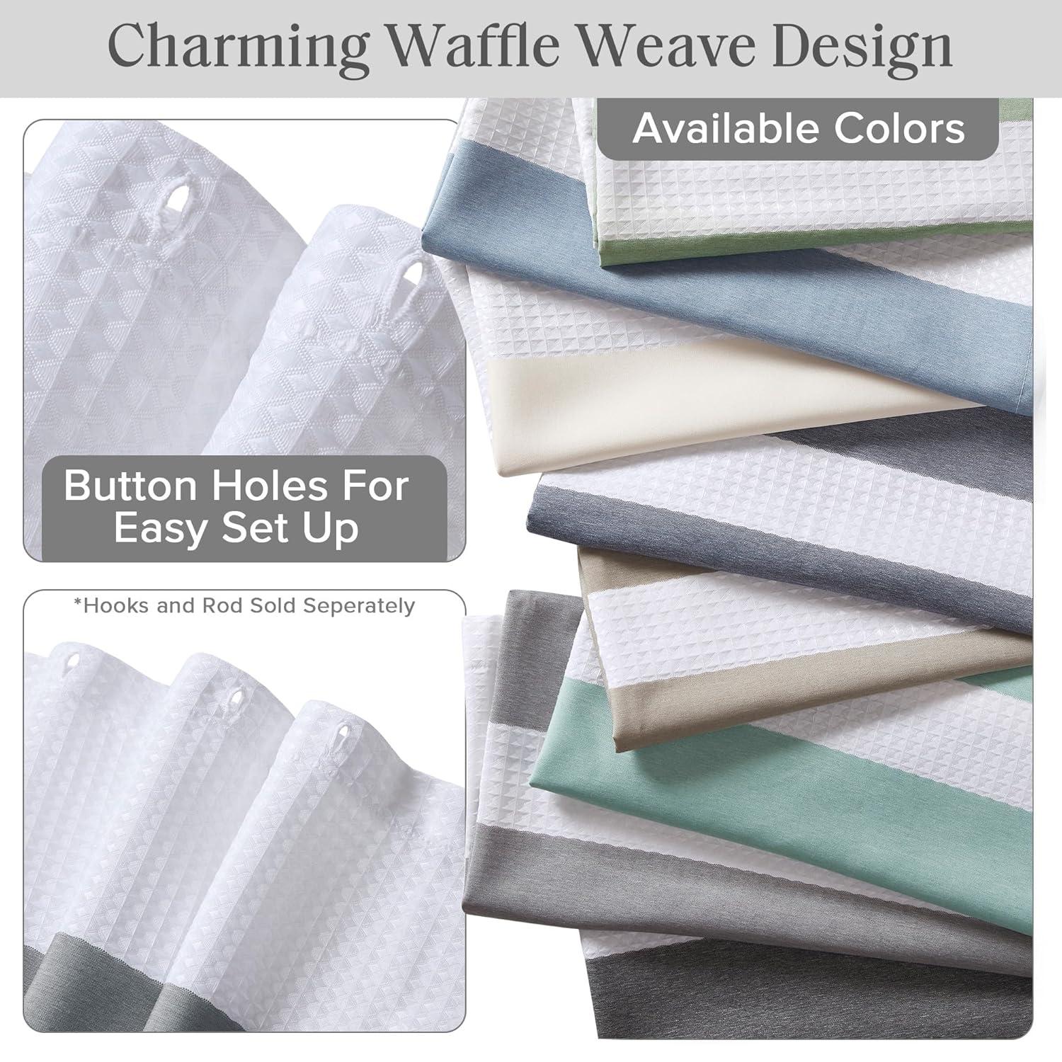 Striped Single Shower Curtain