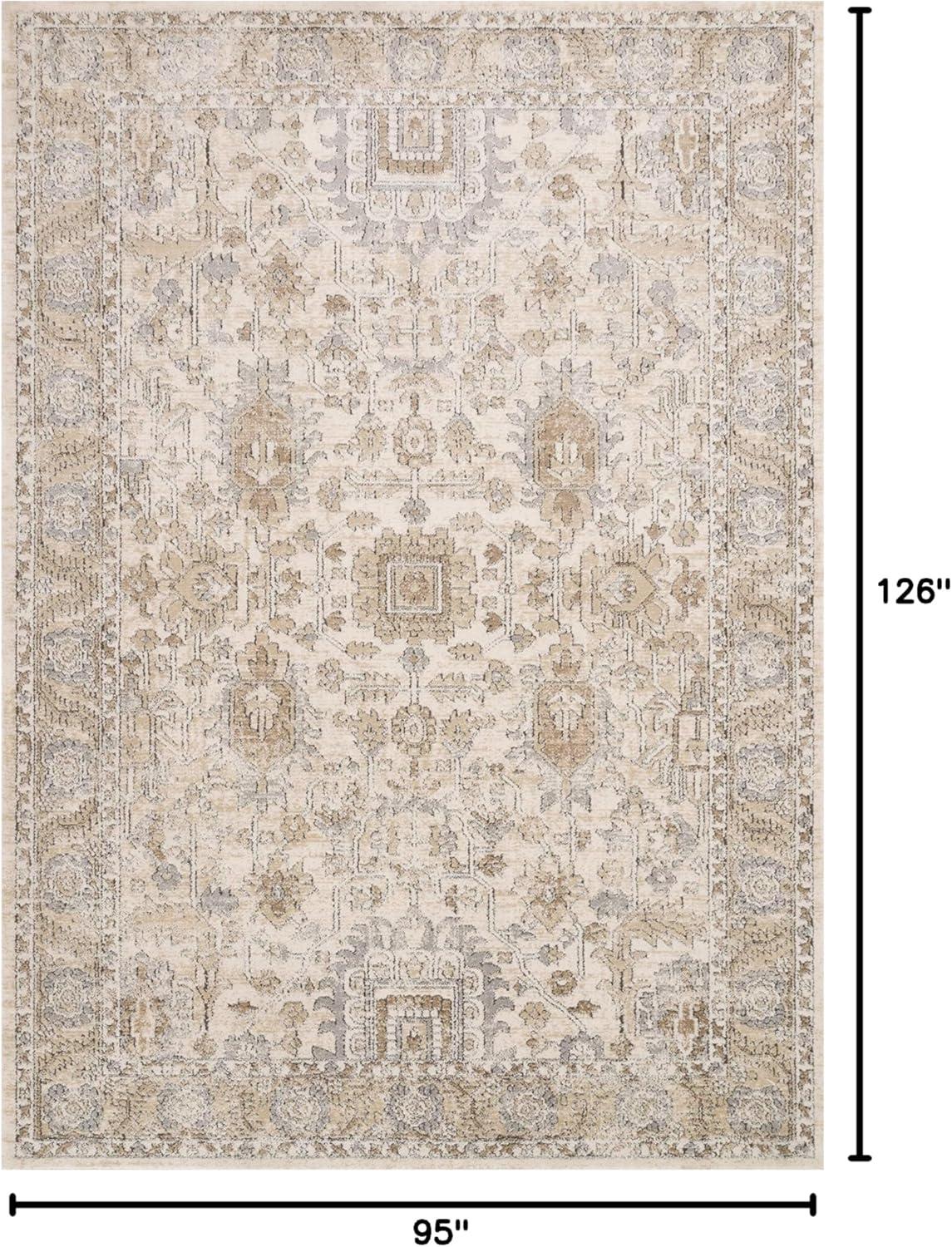 Loloi Teagan Ivory / Sand 7'-11" x 10'-6" Area Rug