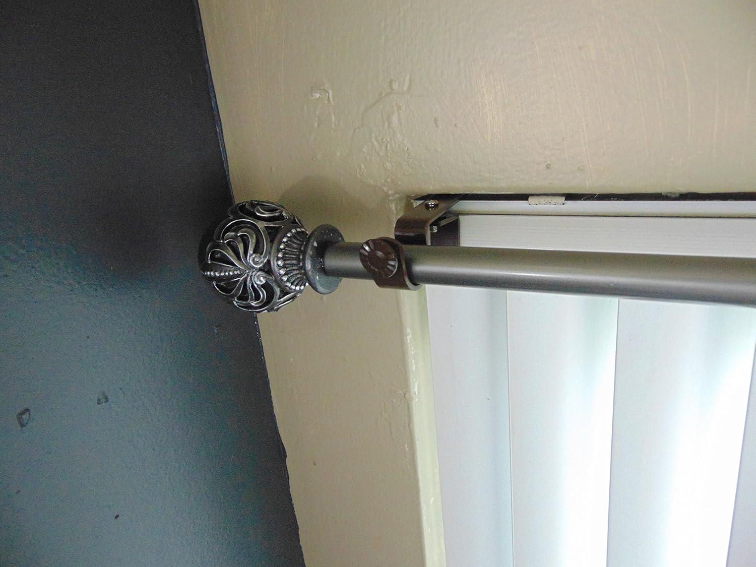 NoNo Bracket - Inside Mounted Blinds Curtain Rod Bracket Attachment (White Set of 3)
