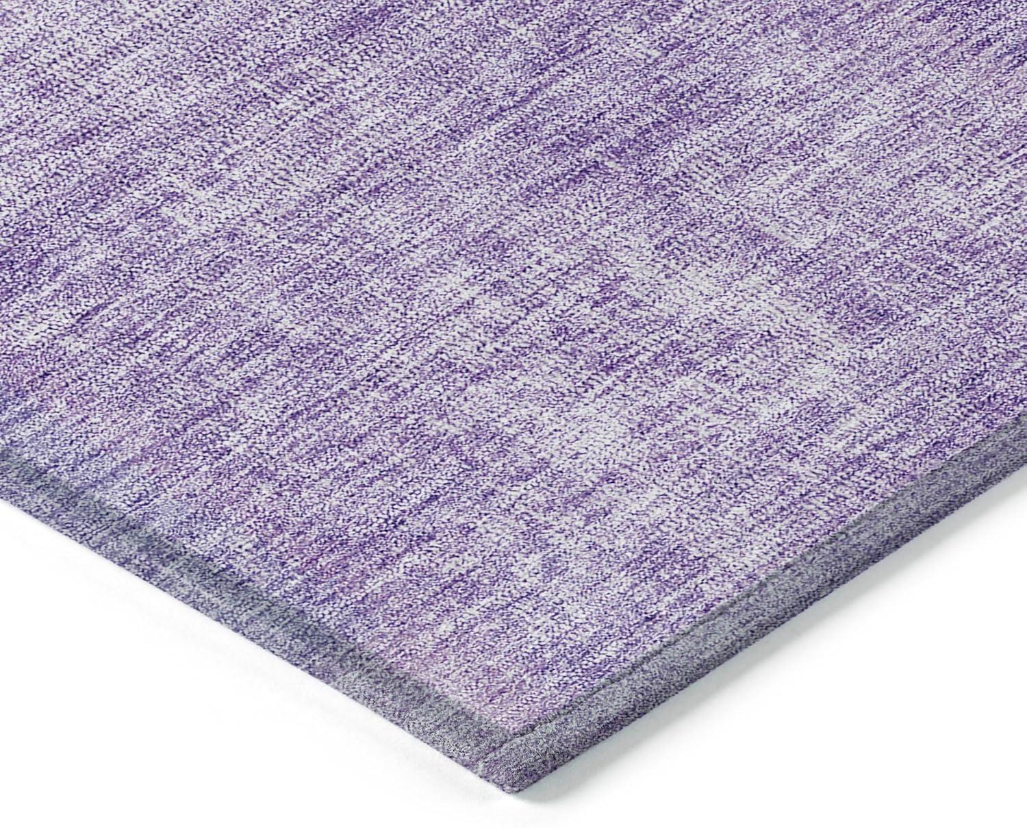 Lavender Patchwork Machine Washable Indoor Outdoor Rug 2'6" x 3'10"