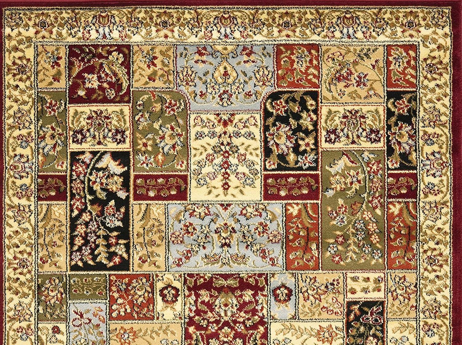 Lyndhurst LNH318 Power Loomed Accent Rug - Multi/Ivory - 3'3"x5'3" - Safavieh.
