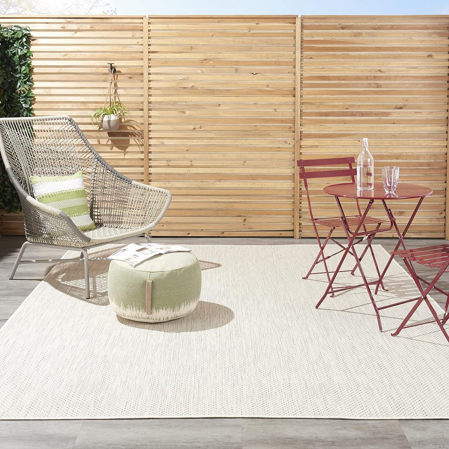 Nourison Courtyard Modern Easy Care Outdoor Rug