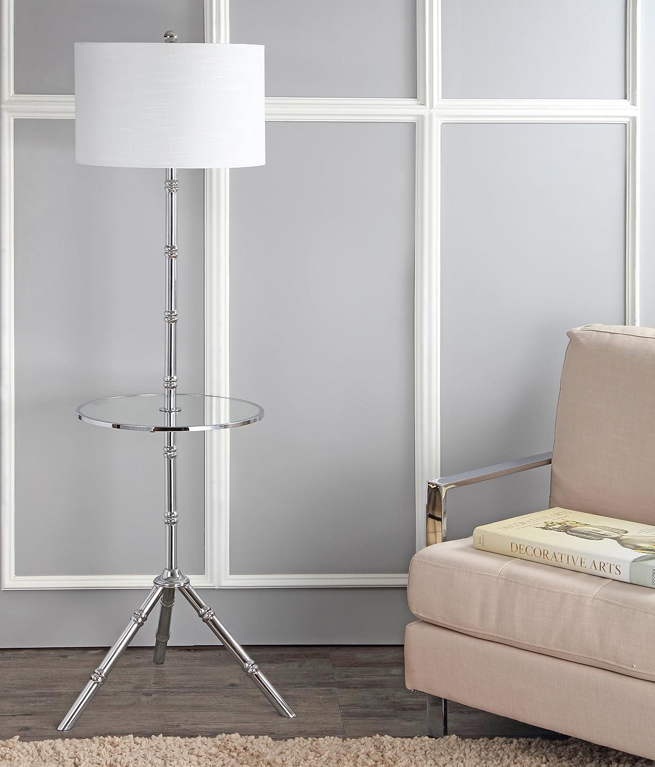 JONATHAN Y JYL Hall End Table Floor Lamp