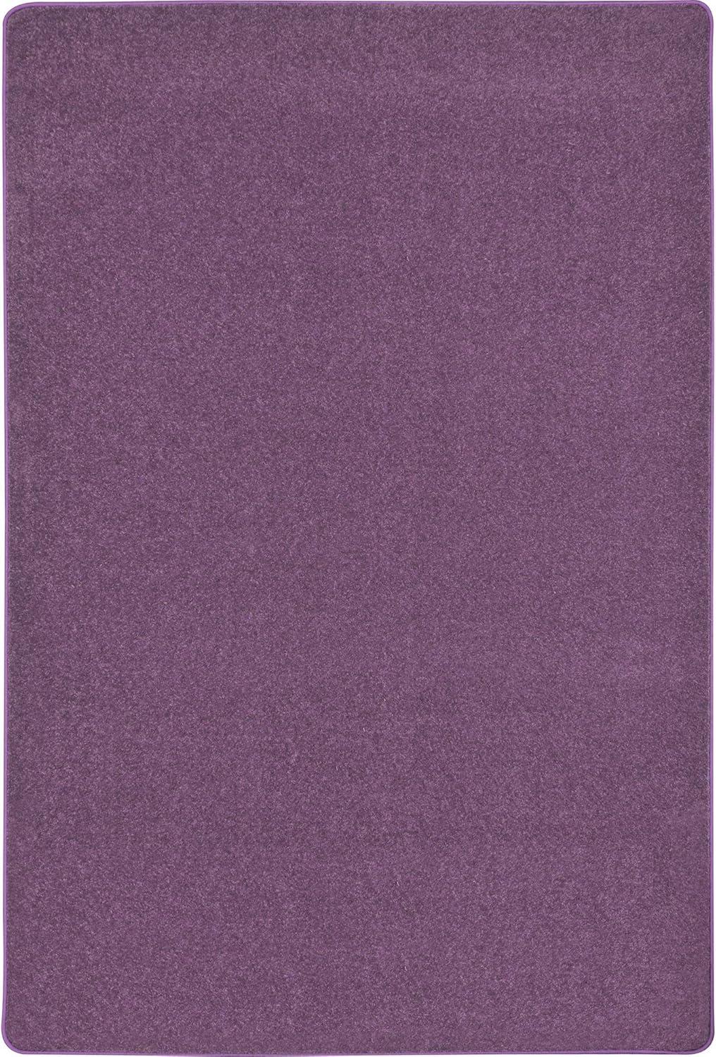 Endurance Soft Tufted Purple 12' x 7'6" Synthetic Area Rug