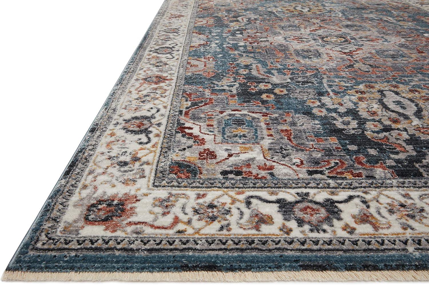 Loloi II Samra SAM-04 Slate / Multi Oriental Area Rug 2'-3" x 3'-10"