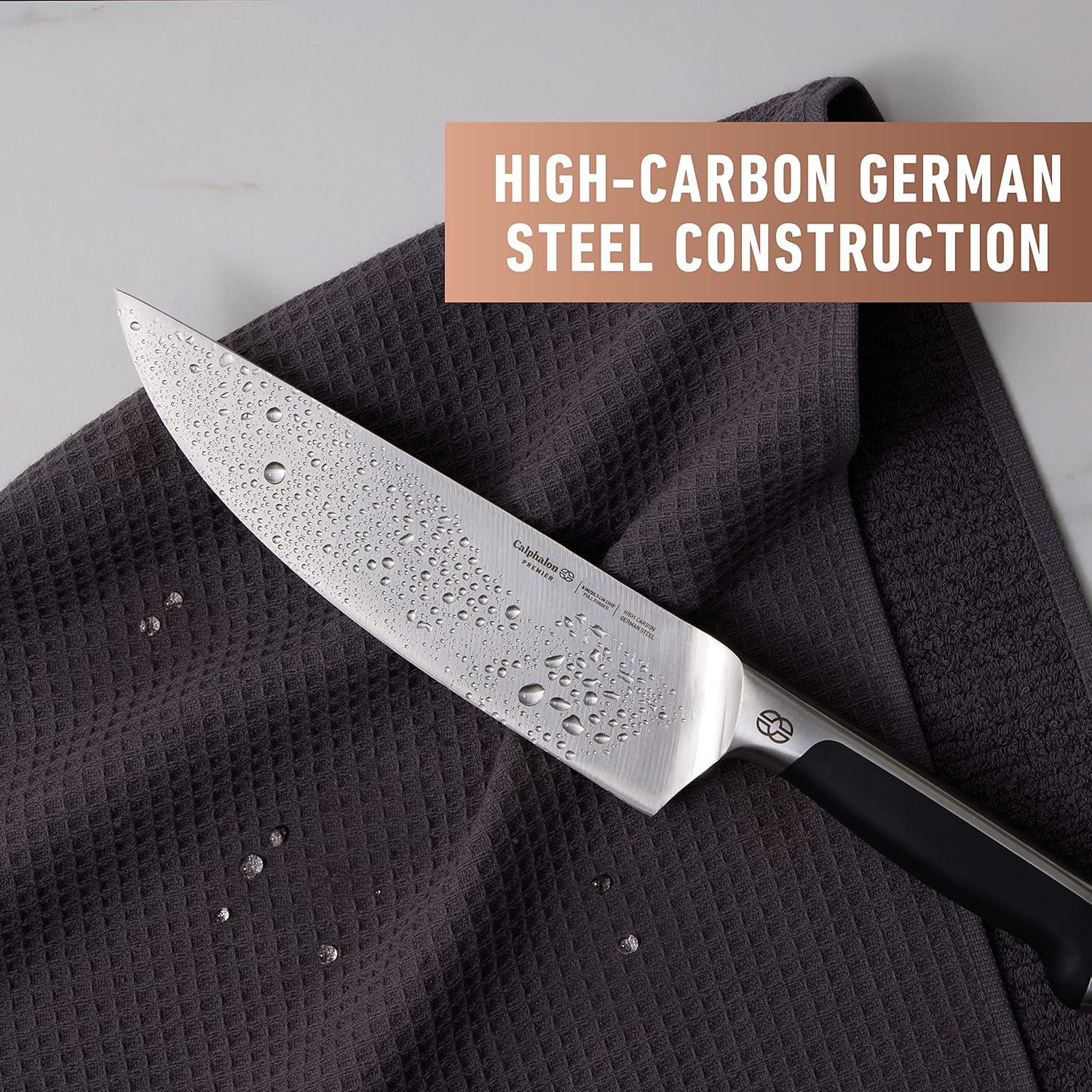 Calphalon ® Premier SharpIN ™ 15-Piece Knife Block Set with Self-Sharpening Knife Block