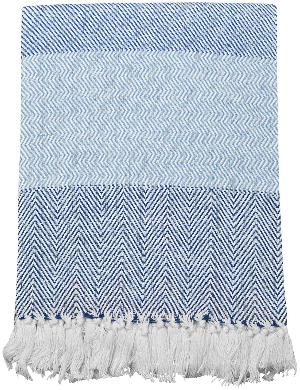 Design Imports Hand Woven Throw Blanket