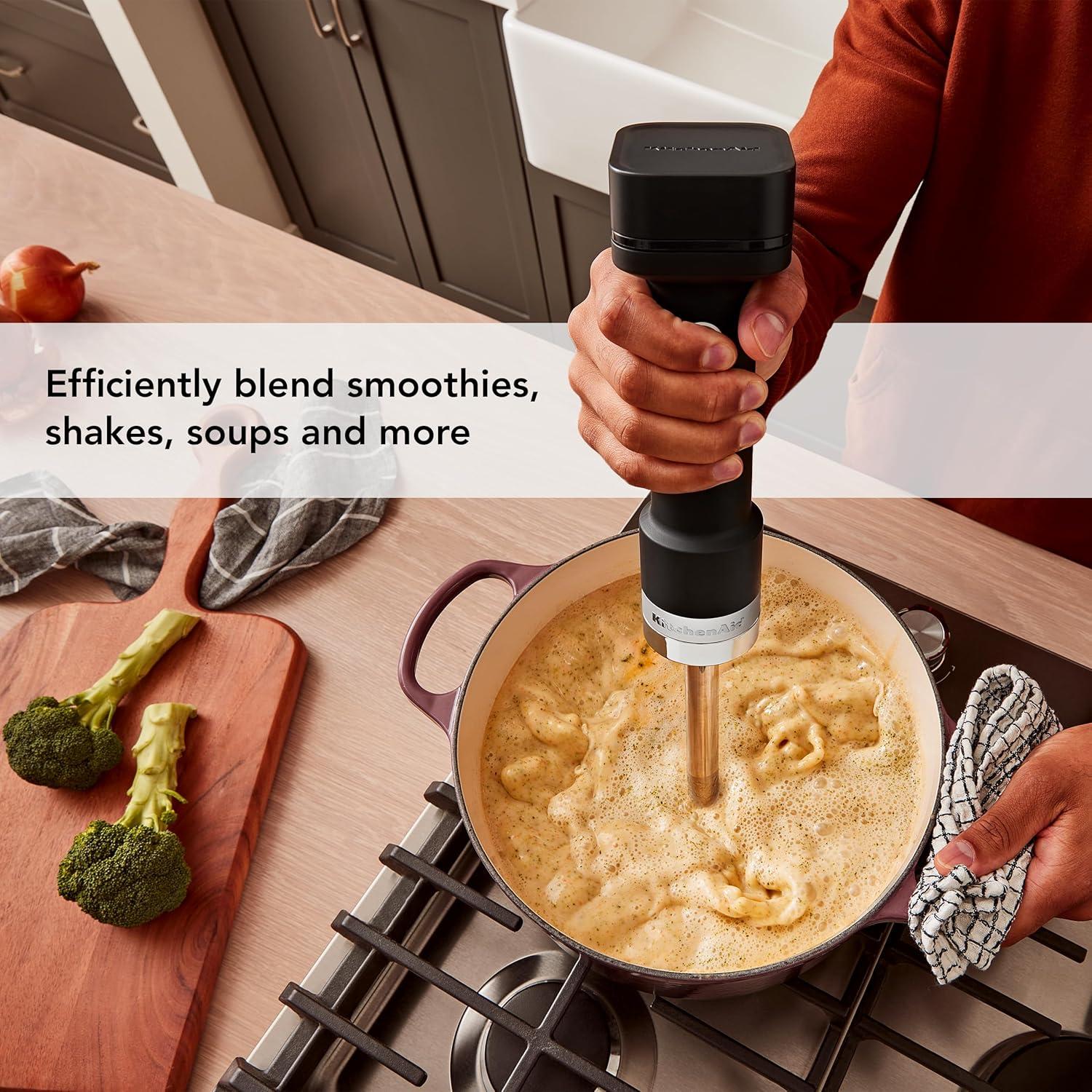 KitchenAid Go™ Cordless Hand Blender with Accessories | Battery Sold Separately