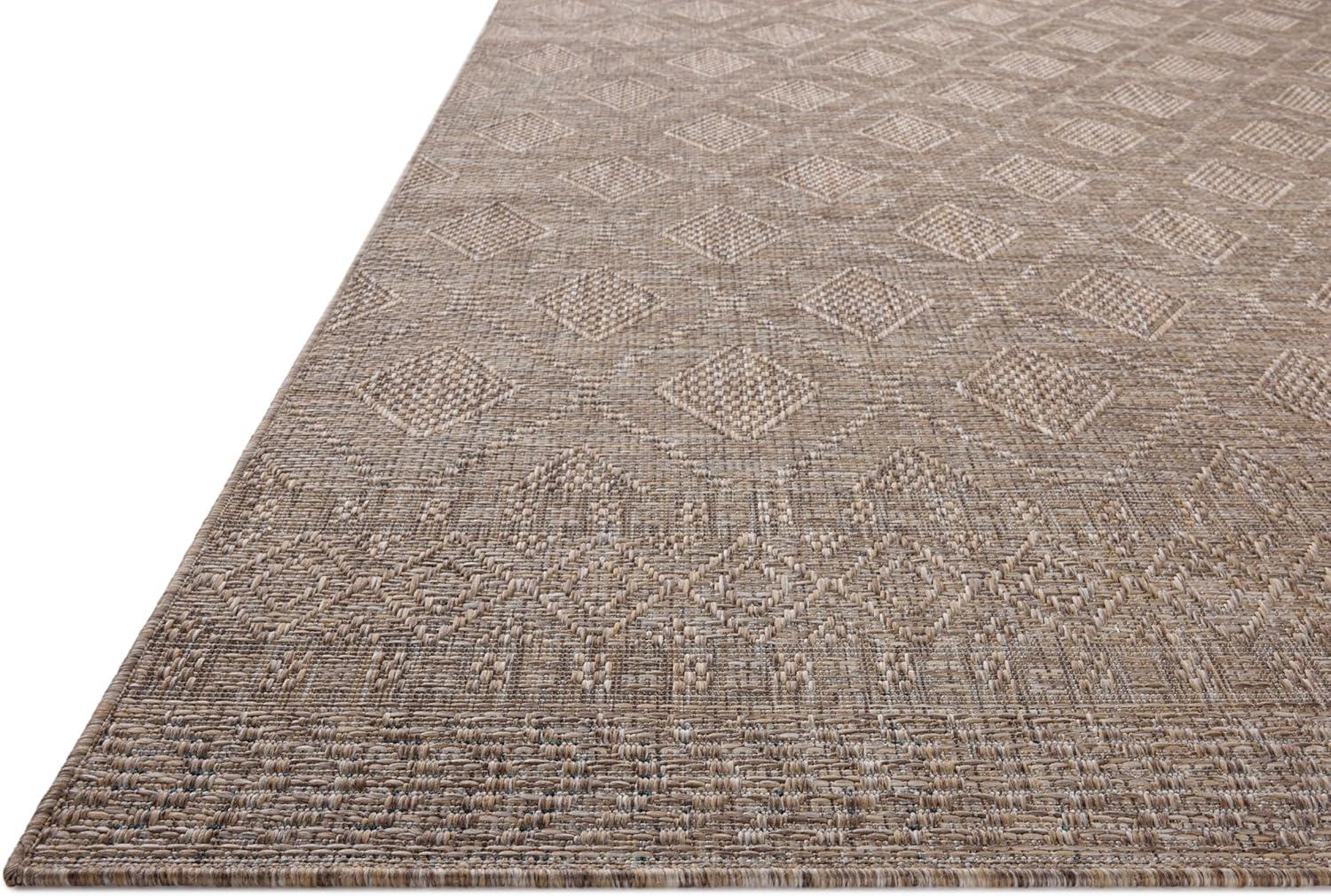 Topanga II Indoor / Outdoor Rug by Amber Lewis x Loloi - Natural and Mist / 2'3" x 3'9"