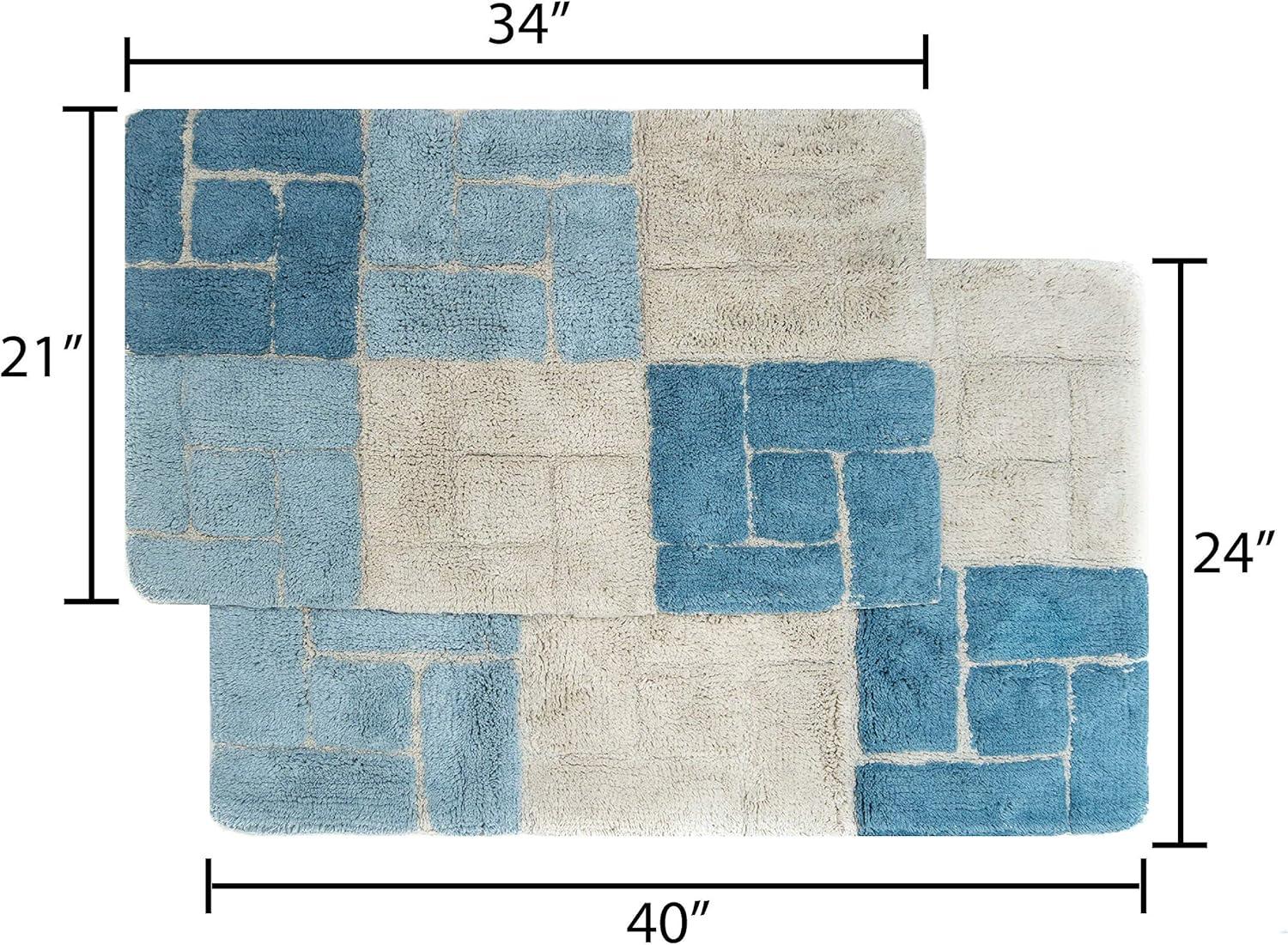 Chesapeake Merchandising Inc. Classic Color Cotton Blend Bath Rug