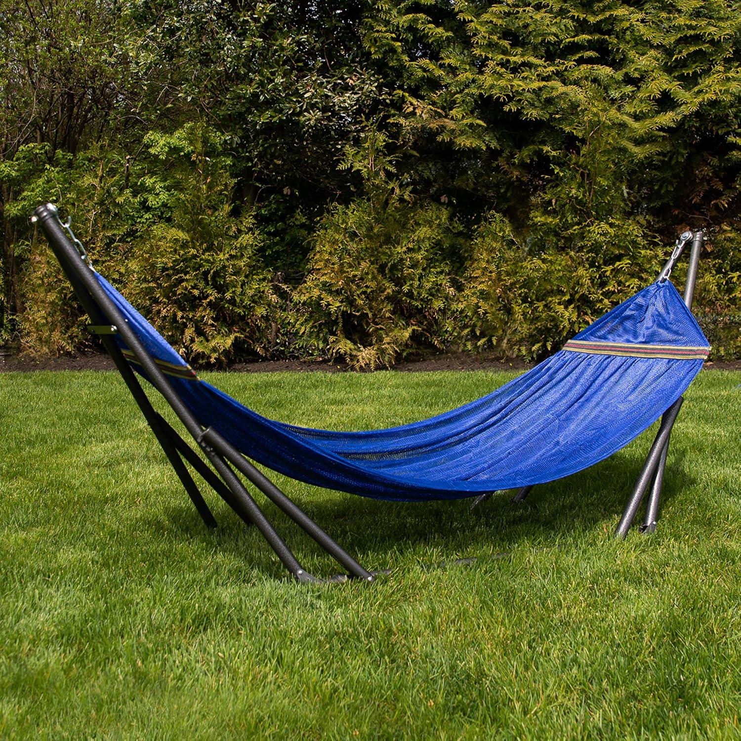 Quality Home EZ Daze Hammock with Stand-NAVY