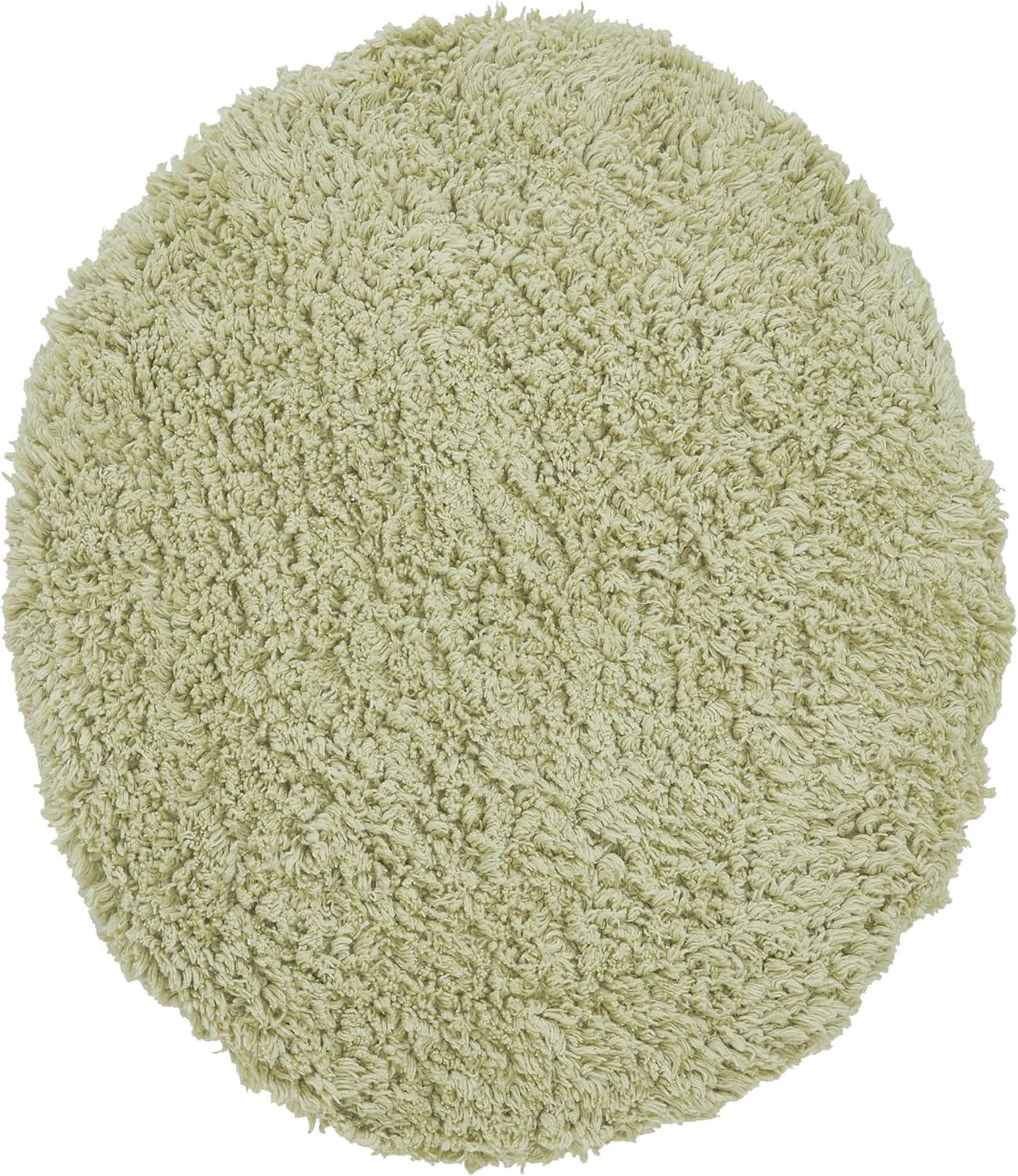 Better Trends Lux 100% Cotton Tufted Solid Reversible Bath Rug Set 2 PC (17" x 24" | 21" x 34") - Sage