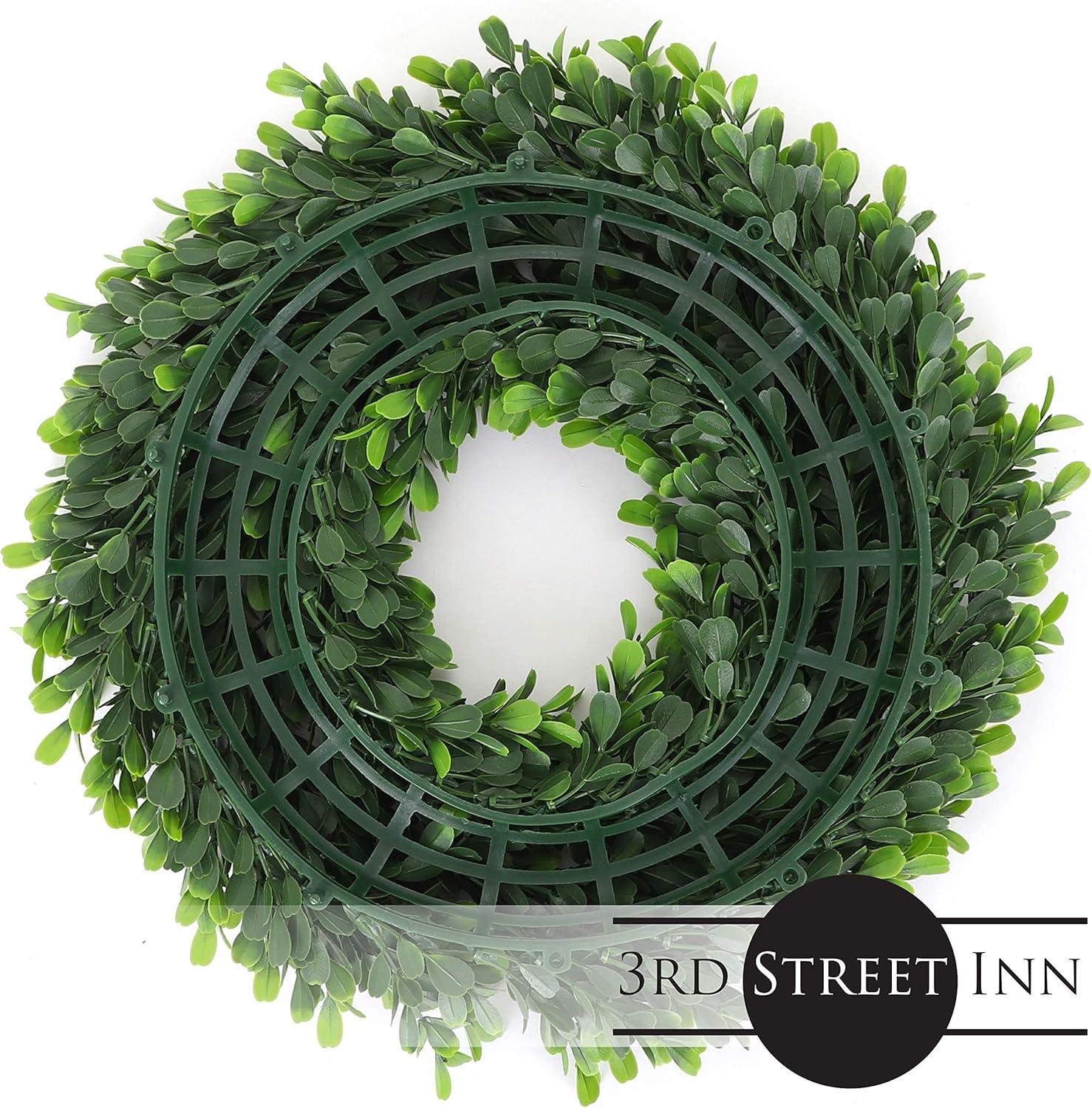 3rd Street Inn 16" Soft Touch Holly Indoor/Outdoor Wreath (M)