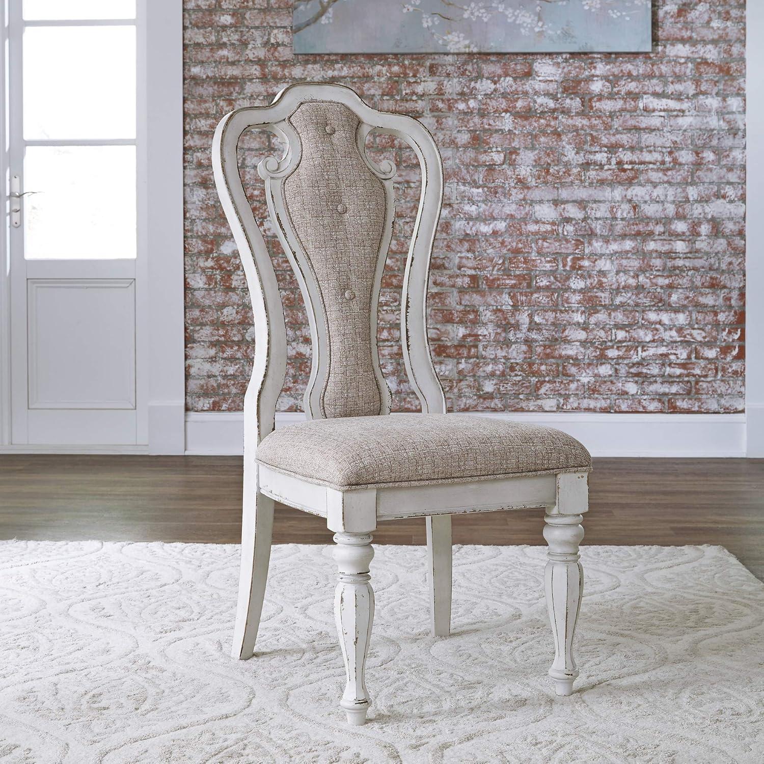 Liberty Furniture 5 Piece Rectangular Table Set in Rubberwood Solids w/ White Oak & Birch Veneers